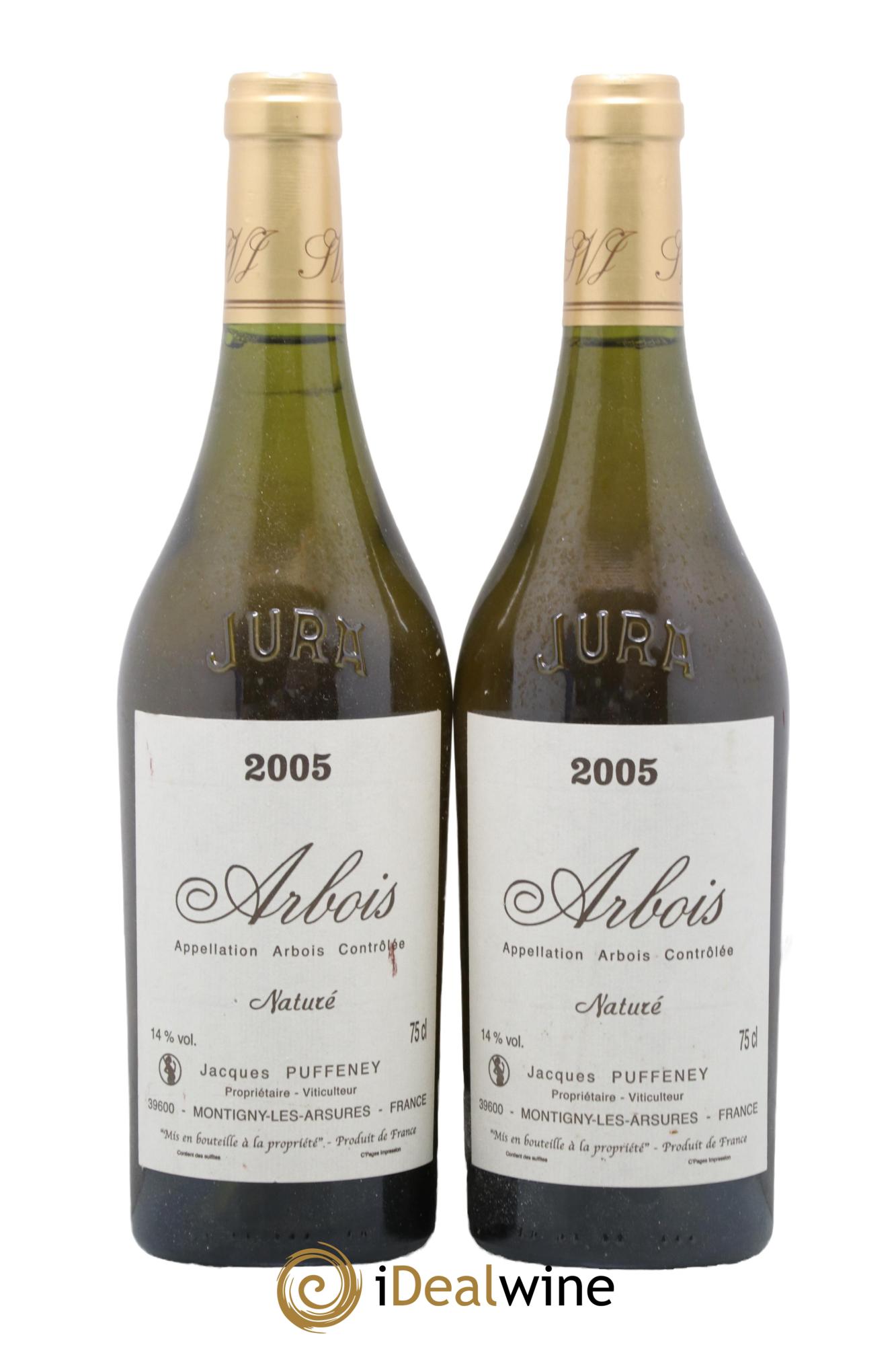 Arbois Naturé Jacques Puffeney 2005 - Lot de 2 bouteilles - 0