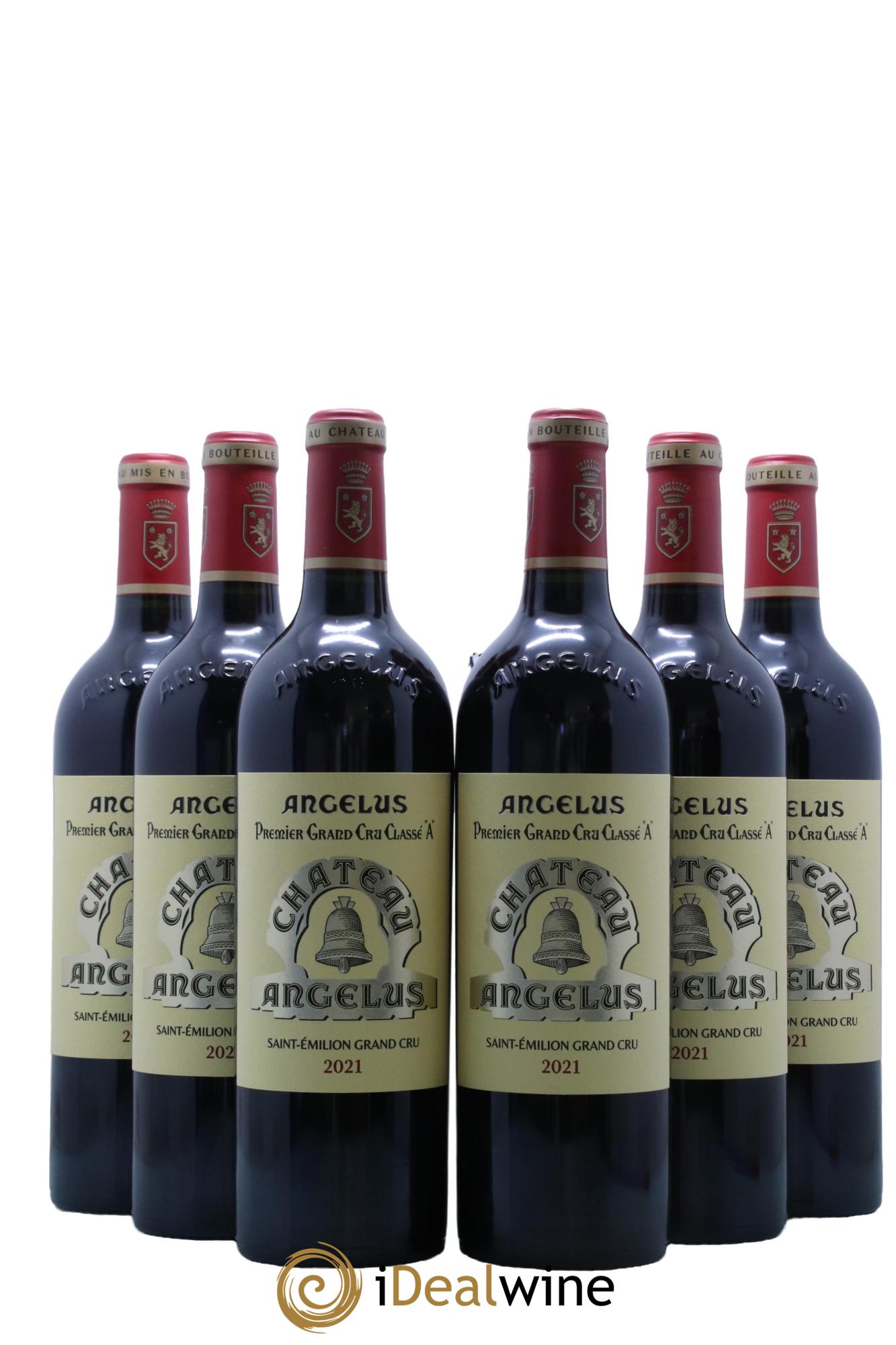 Château Angélus 1er Grand Cru Classé A 2021 - Lot de 6 bouteilles - 0