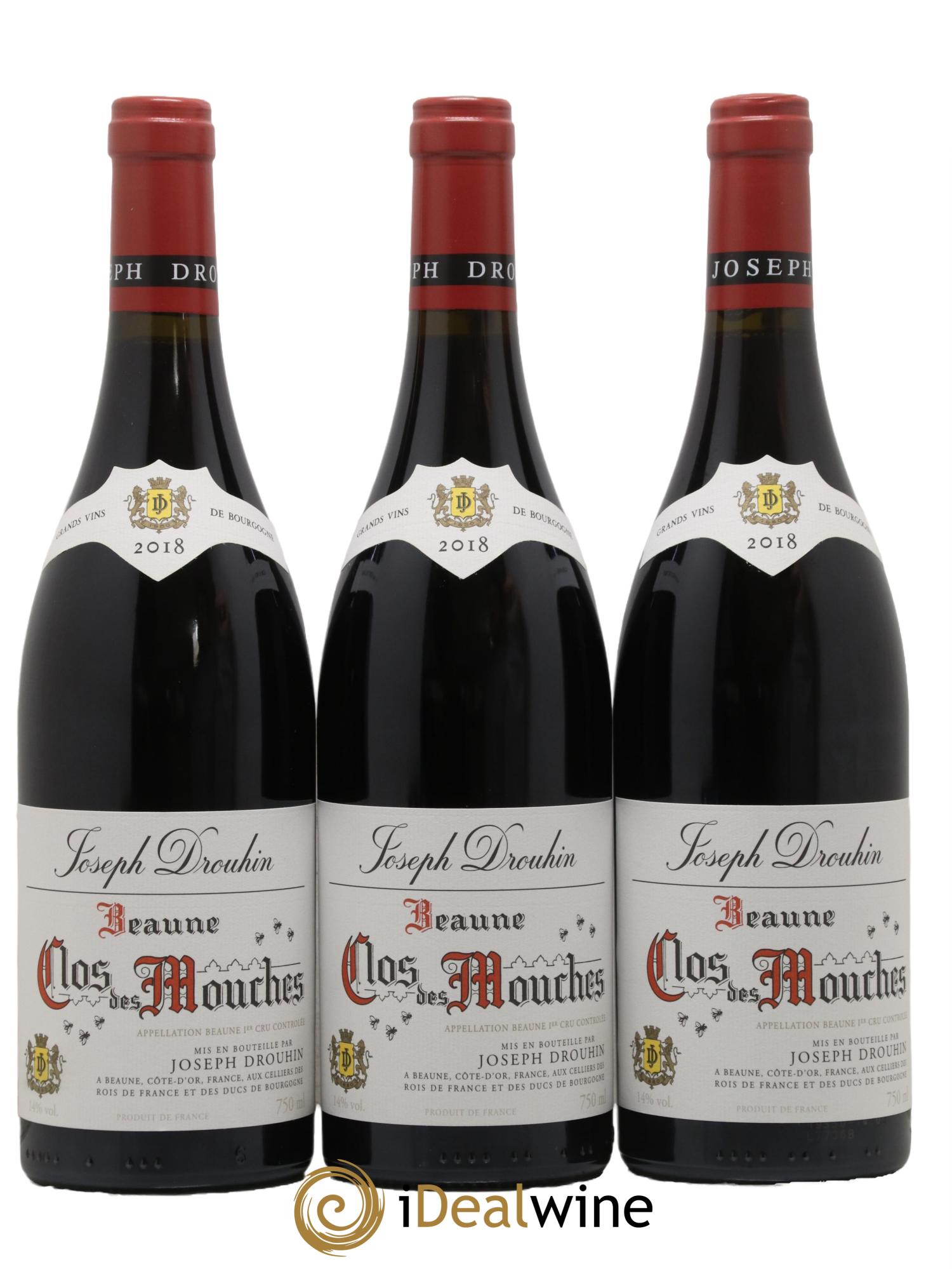 Beaune 1er Cru Clos des Mouches Joseph Drouhin 2018 - Lotto di 3 bottiglie - 0