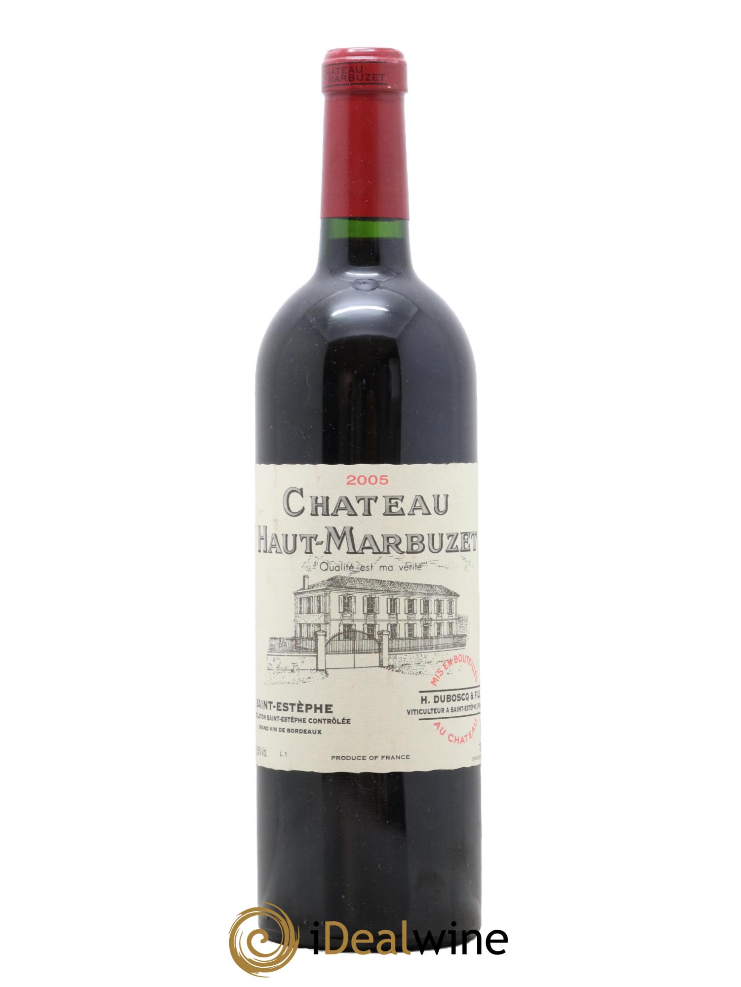 Château Haut Marbuzet 2005 - Lot de 1 bouteille - 0