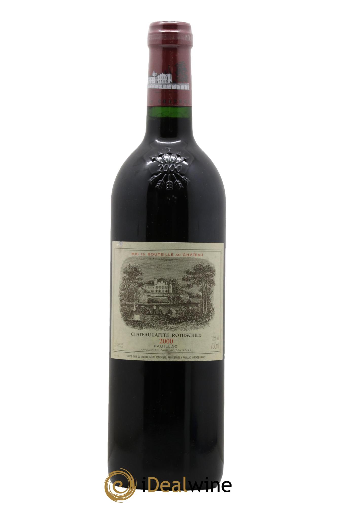 Château Lafite Rothschild 1er Grand Cru Classé 2000 - Posten von 1 Flasche - 0