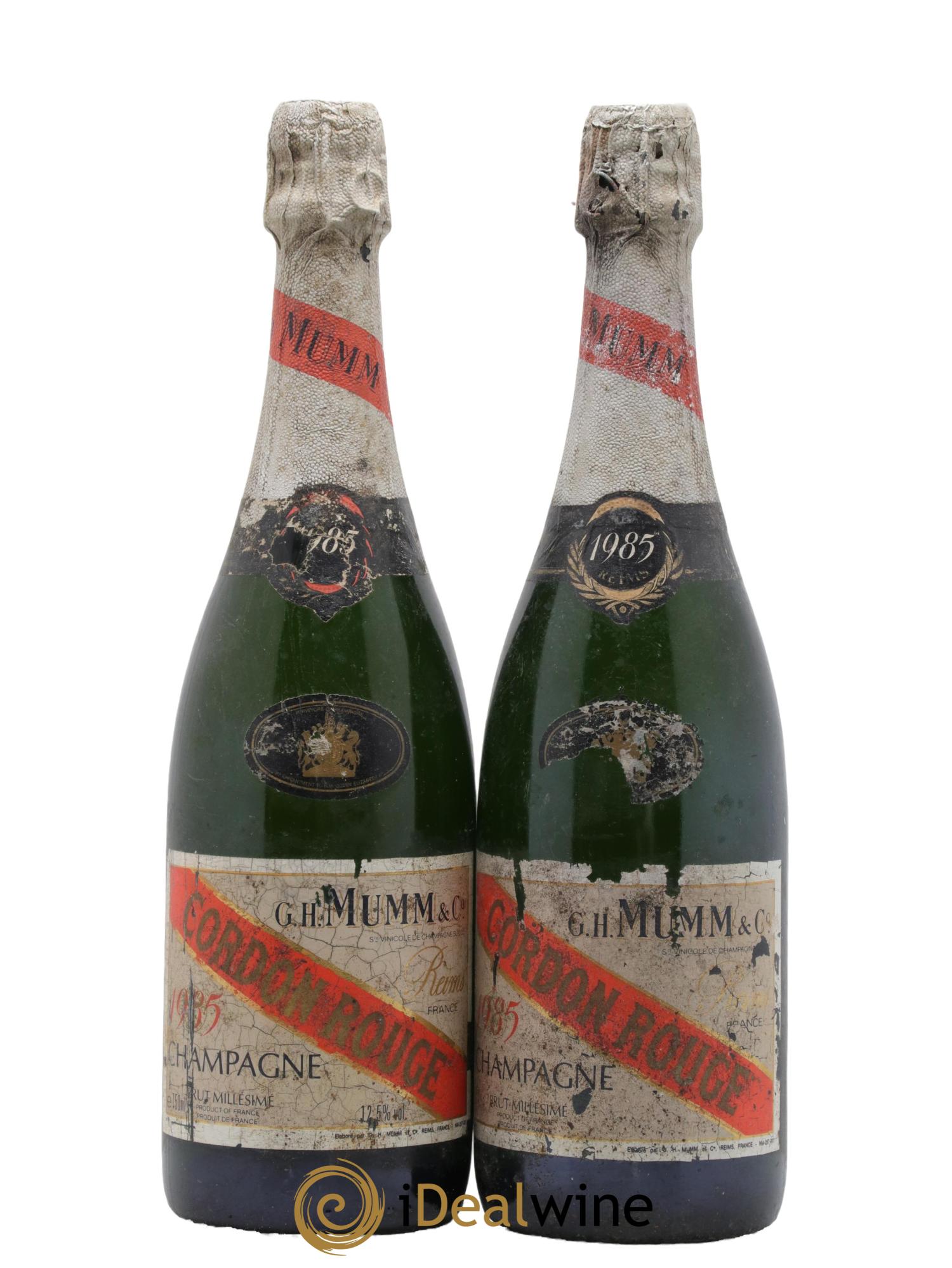 Cordon Rouge Mumm 1985 - Lot de 2 bouteilles - 0