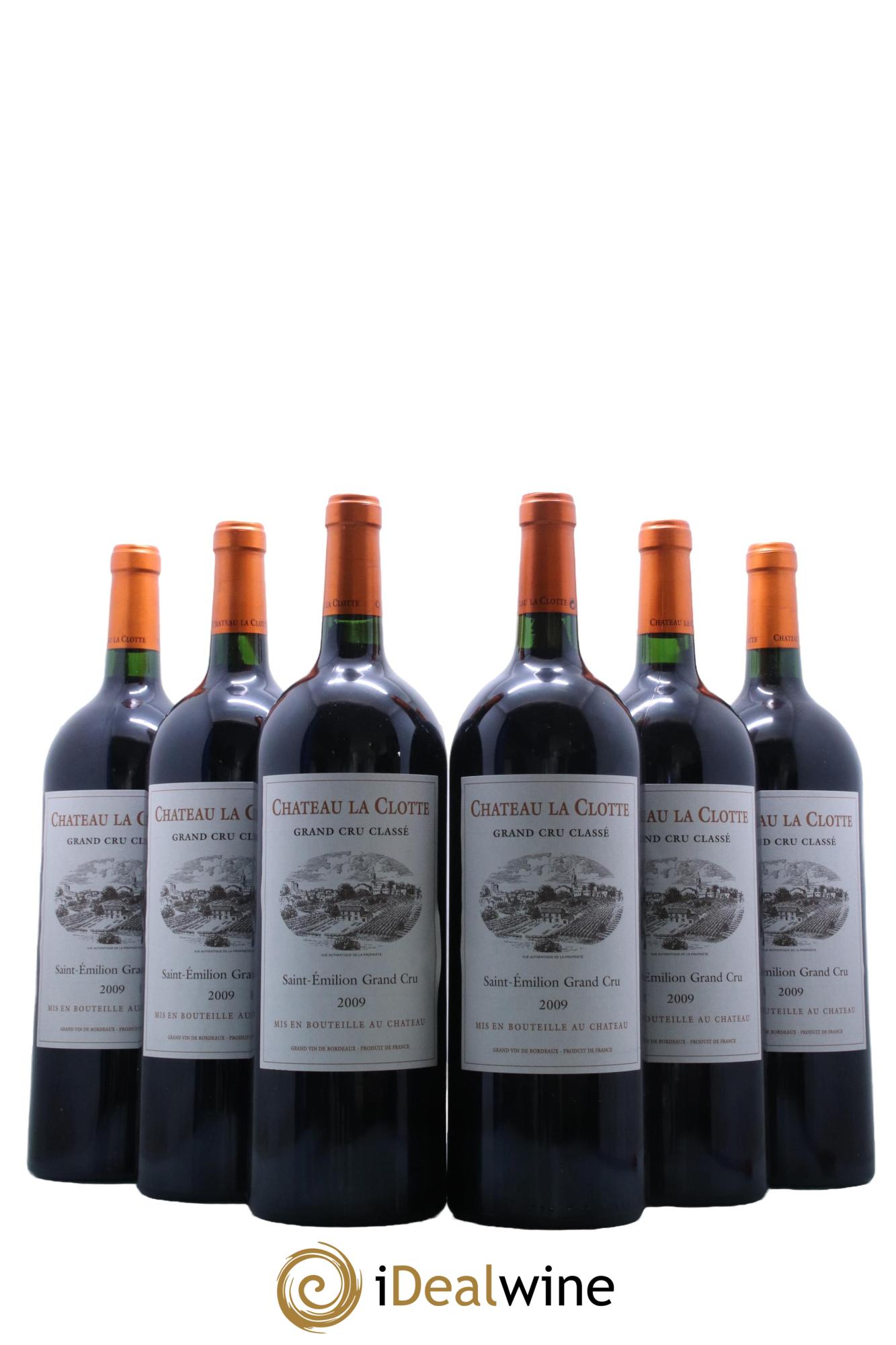 Château la Clotte  2009 - Lot of 6 magnums - 0