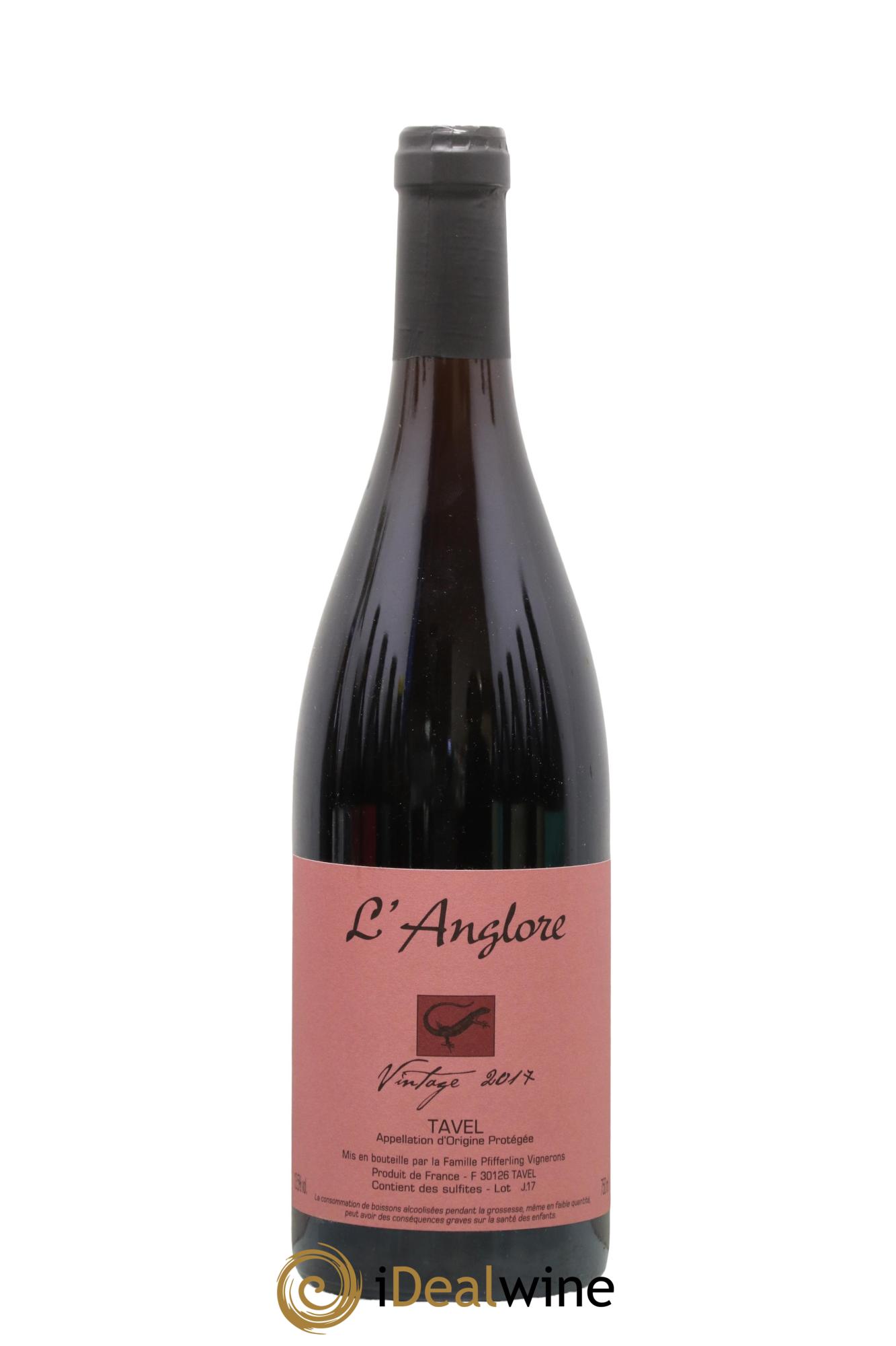 Tavel Vintage L'Anglore 2017 - Lot de 1 bouteille - 0