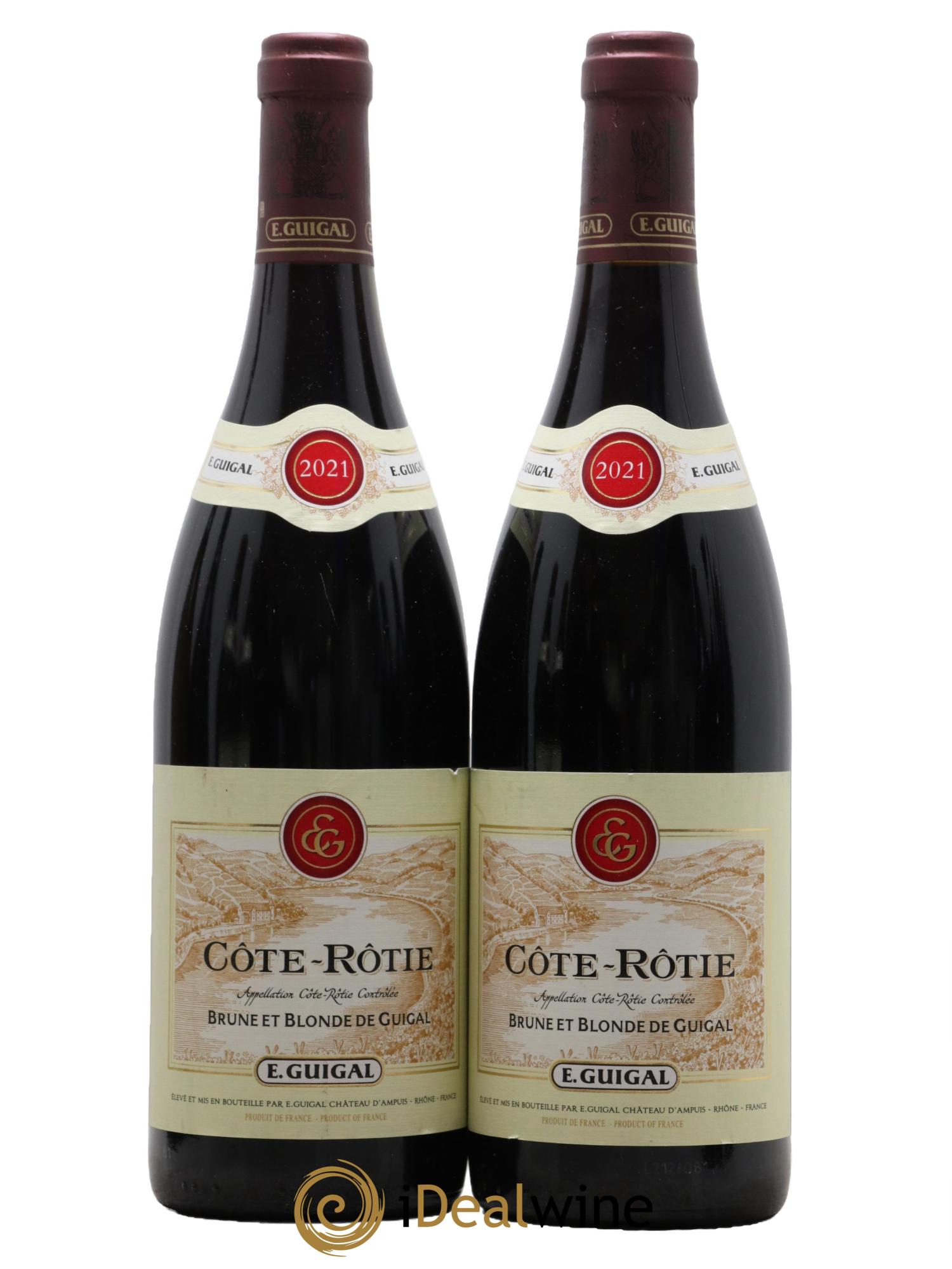 Côte-Rôtie Côtes Brune et Blonde Guigal  2021 - Posten von 2 Flaschen - 0