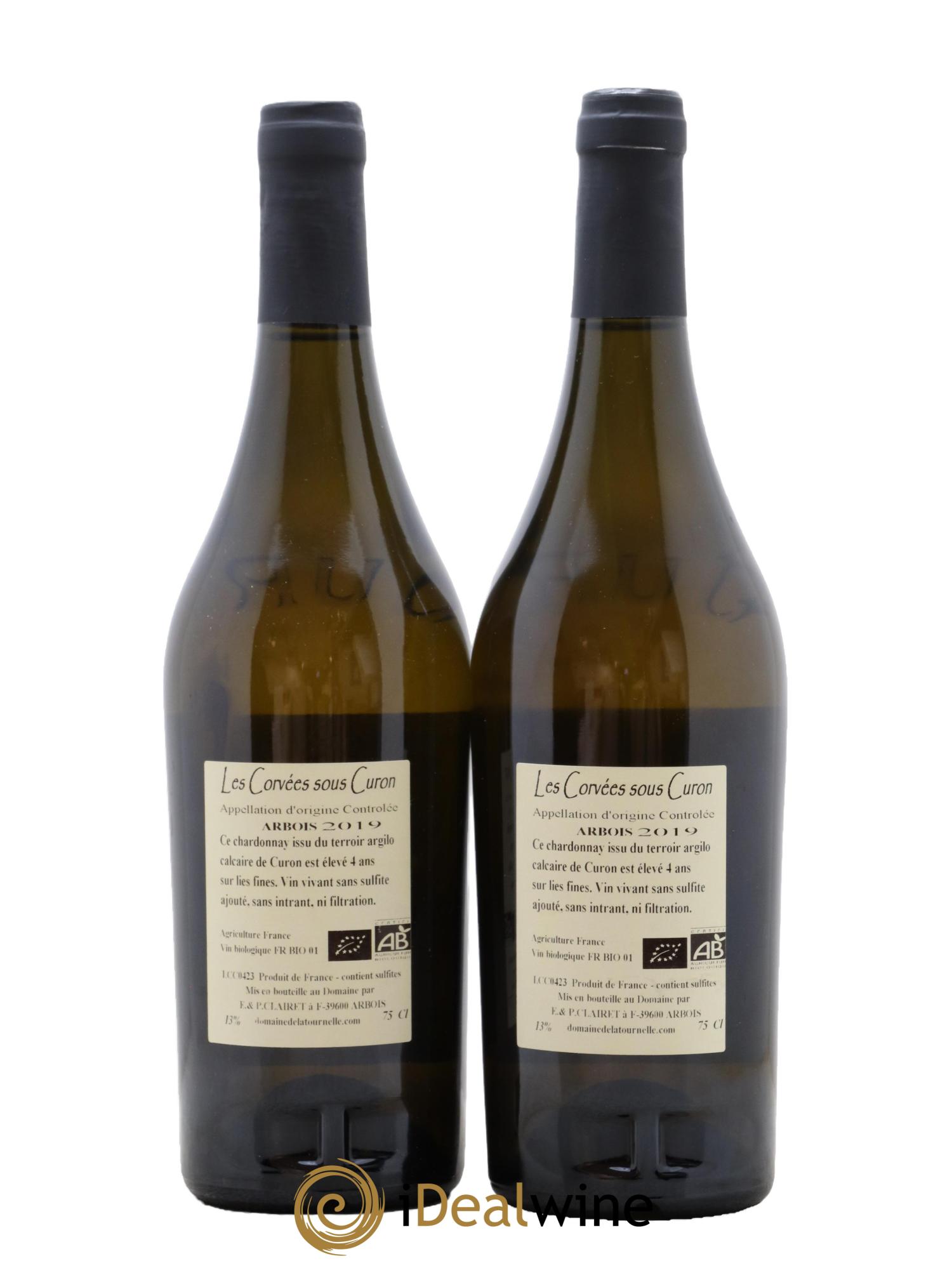 Arbois Les Corvées sous Curon Domaine de la Tournelle 2019 - Lot de 2 bouteilles - 1