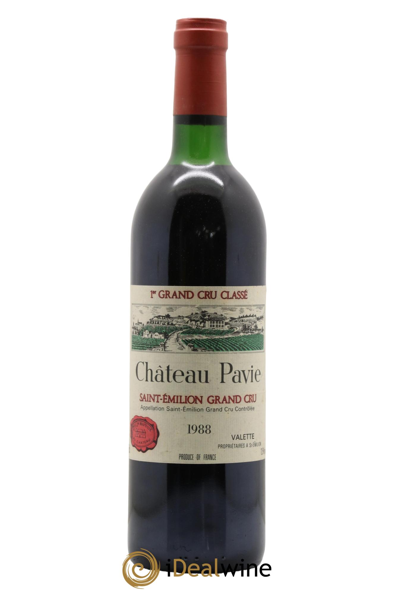 Château Pavie 1er Grand Cru Classé A 1988 - Lot de 1 bouteille - 0