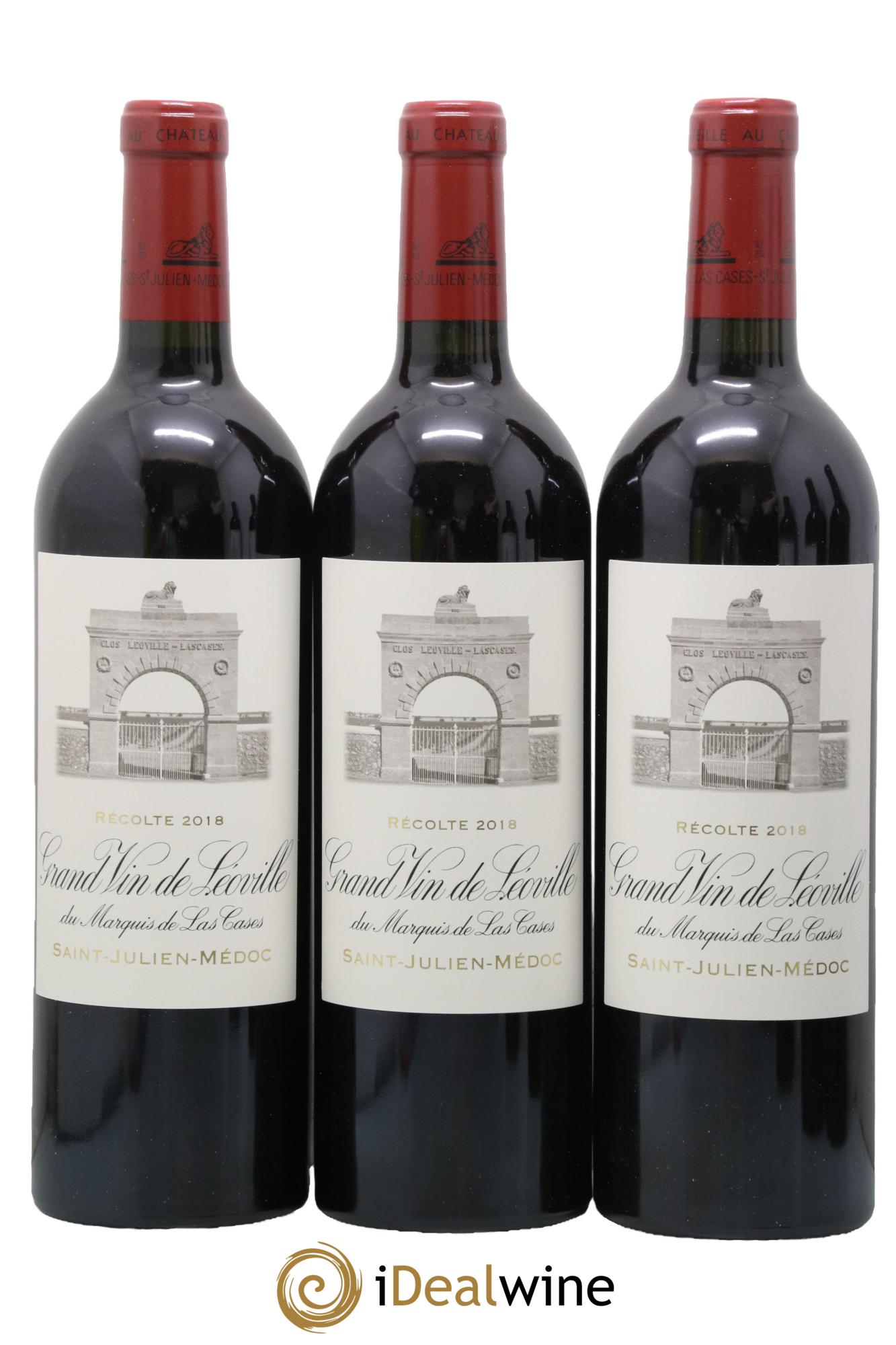 Château Léoville Las Cases 2ème Grand Cru Classé 2018 - Posten von 6 Flaschen - 3