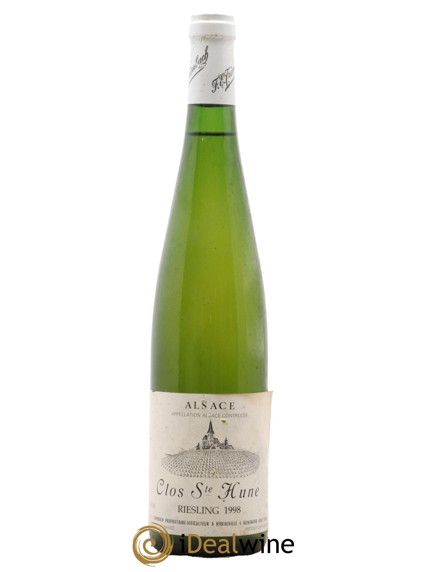 Alsace Riesling Clos Sainte-Hune Trimbach (Domaine)  1998 - Lot de 1 bouteille - 0