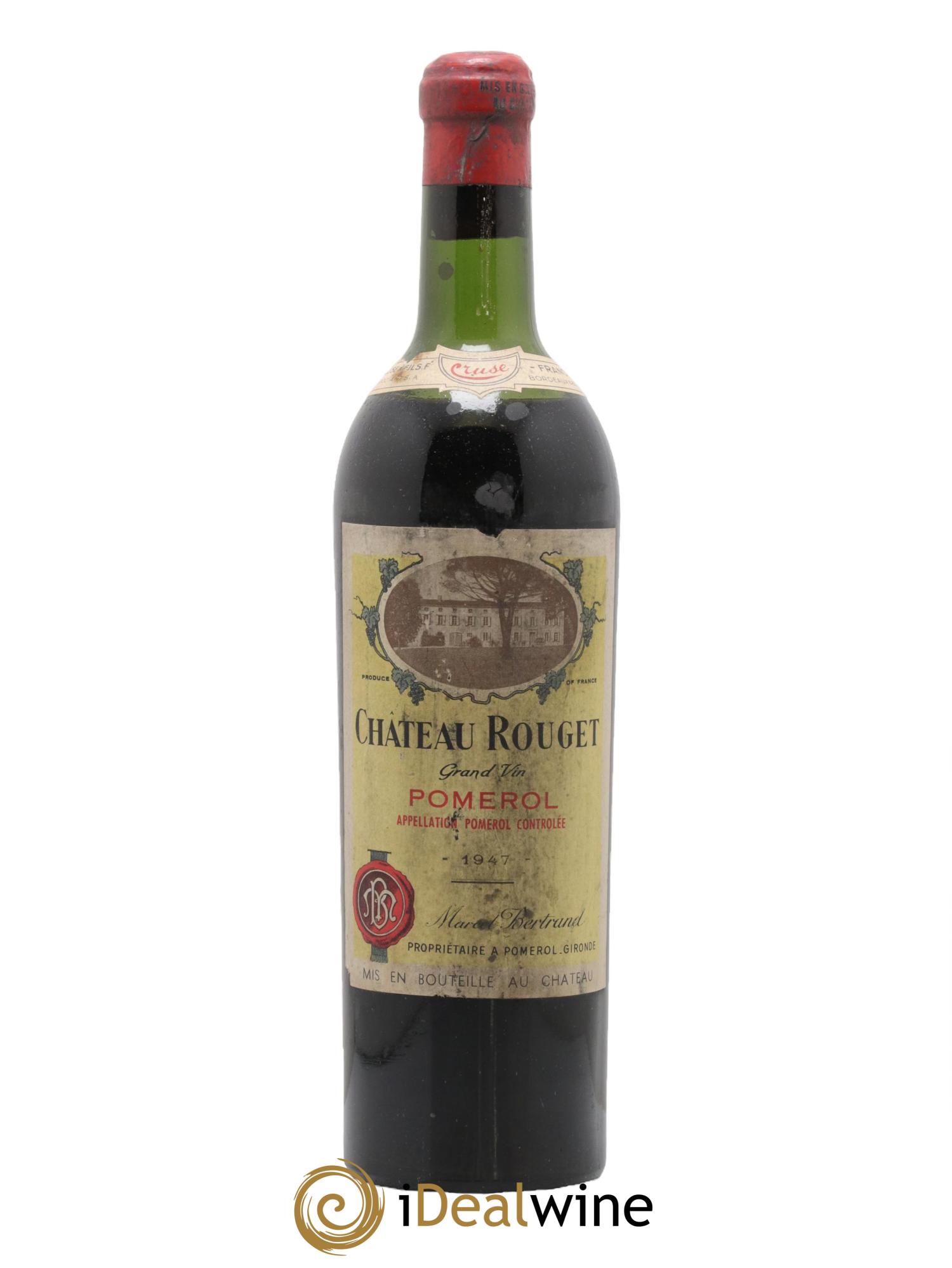 Château Rouget 1947 - Lot de 1 bouteille - 0