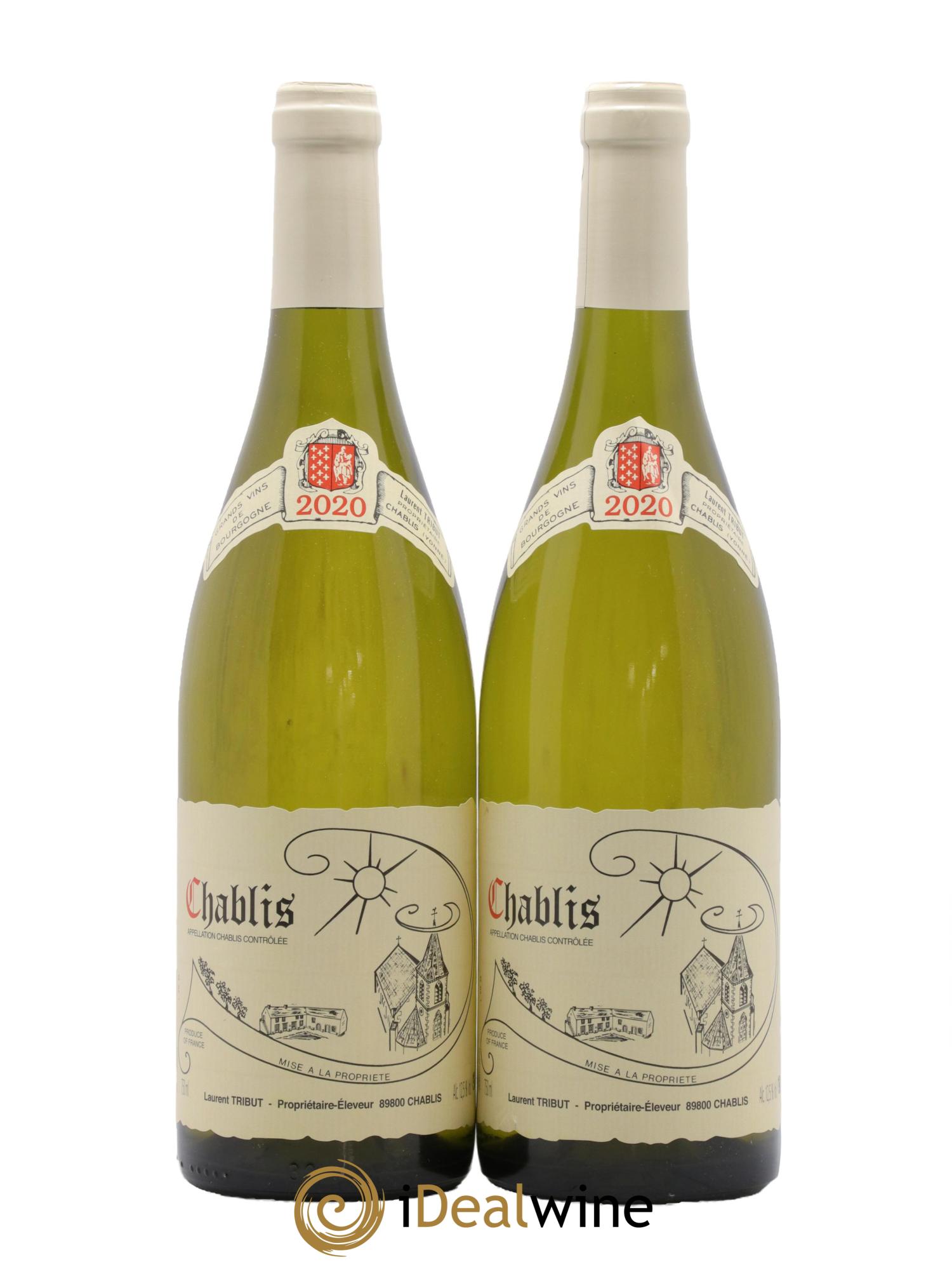 Chablis Laurent Tribut 2020 - Lot de 2 bouteilles - 0