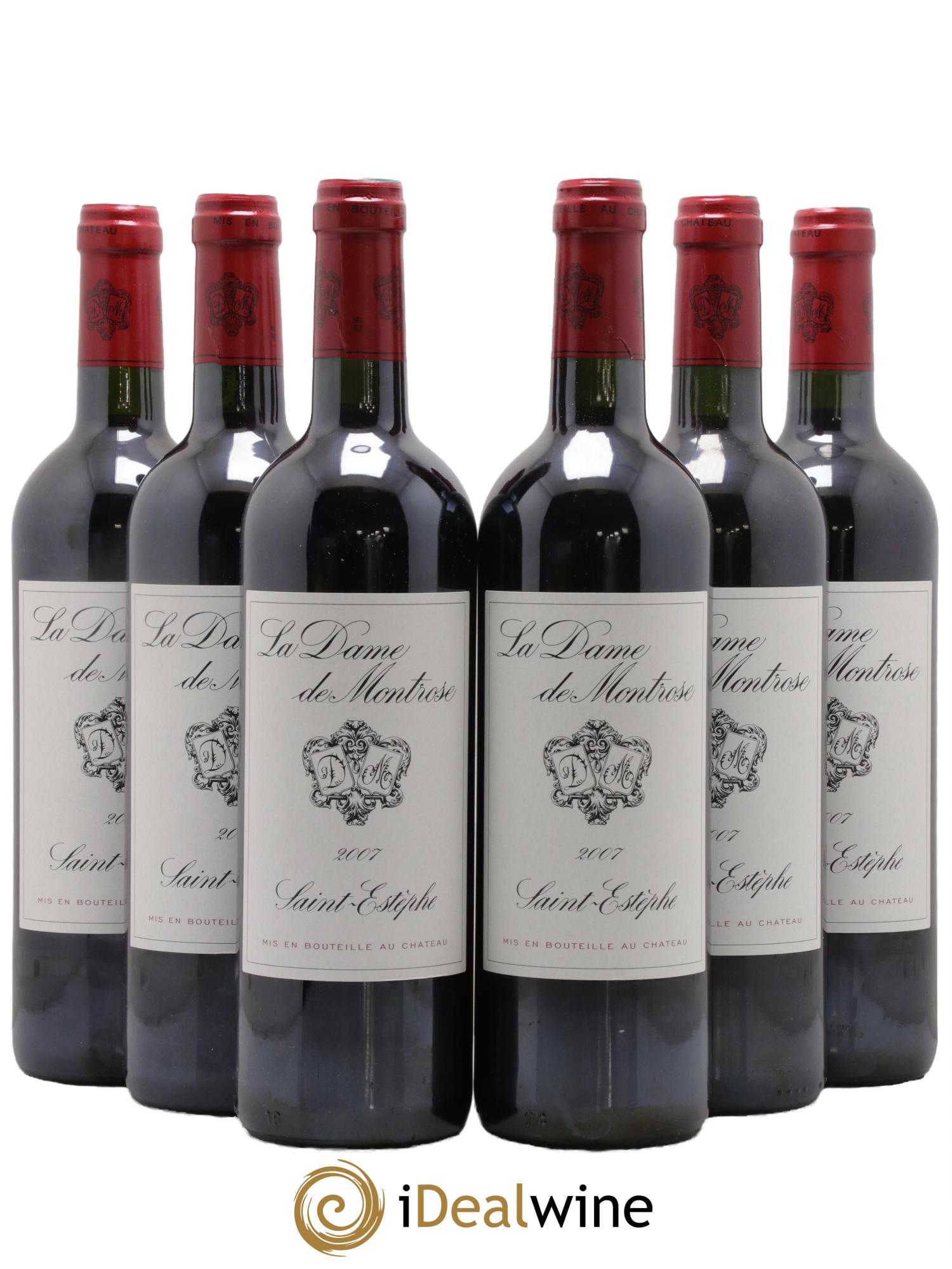 La Dame de Montrose Second Vin 2007 - Lot de 6 bouteilles - 0