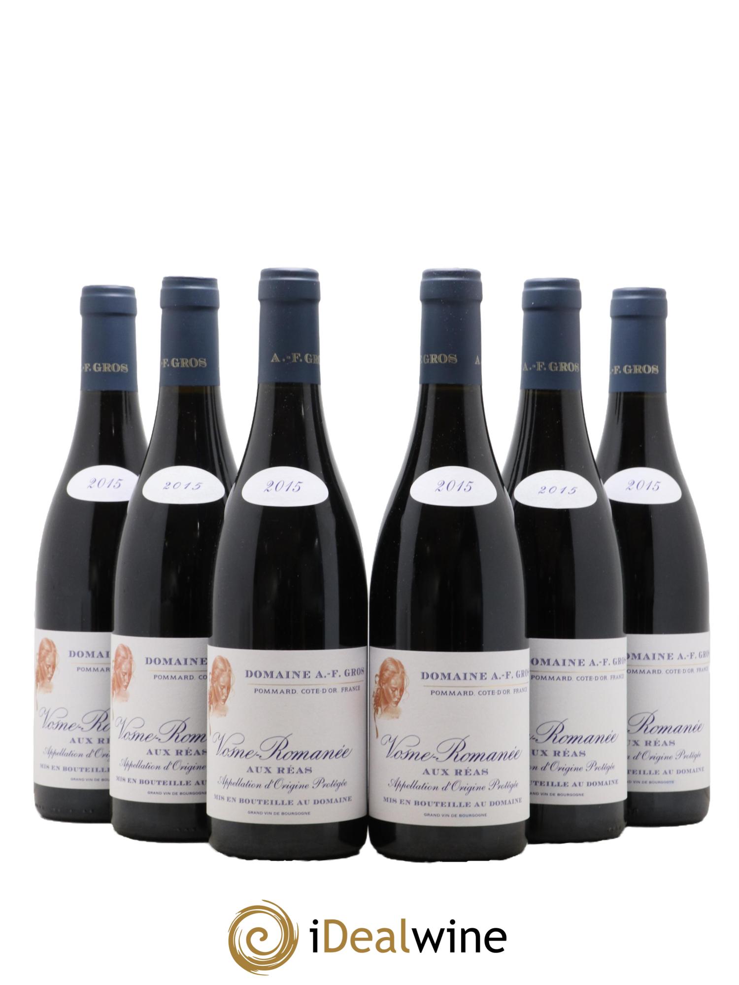 Vosne-Romanée Aux Reas A.-F. Gros 2015 - Lot of 6 bottles - 0