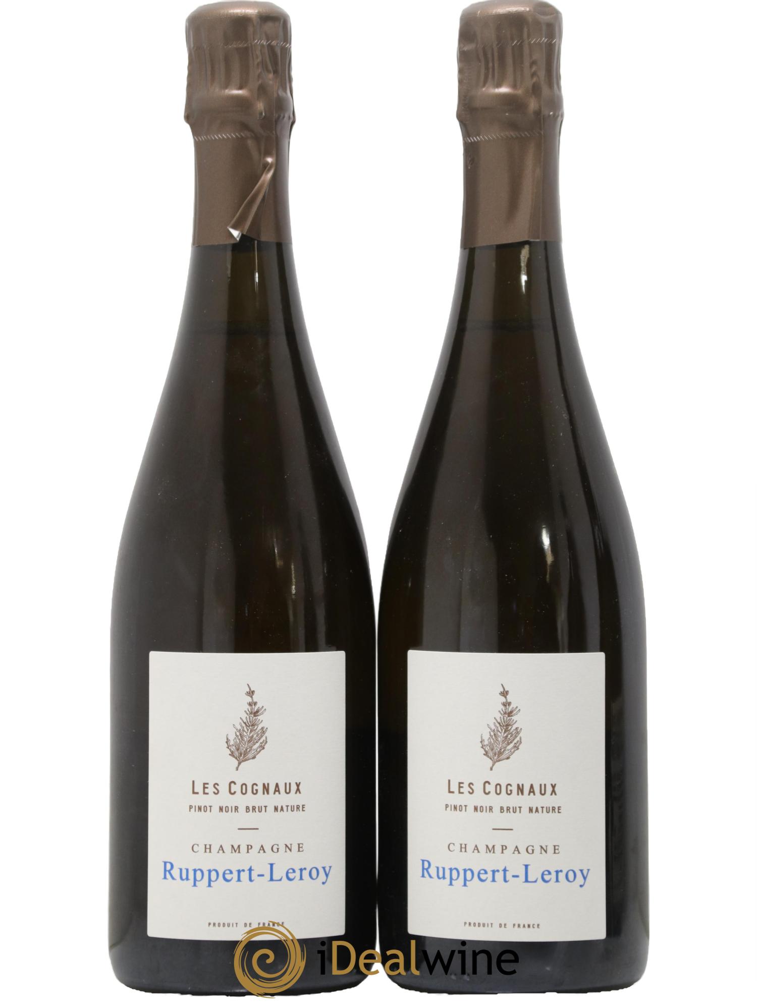 Brut Nature Les Cognaux Ruppert-Leroy 2017 - Lot de 2 bouteilles - 0