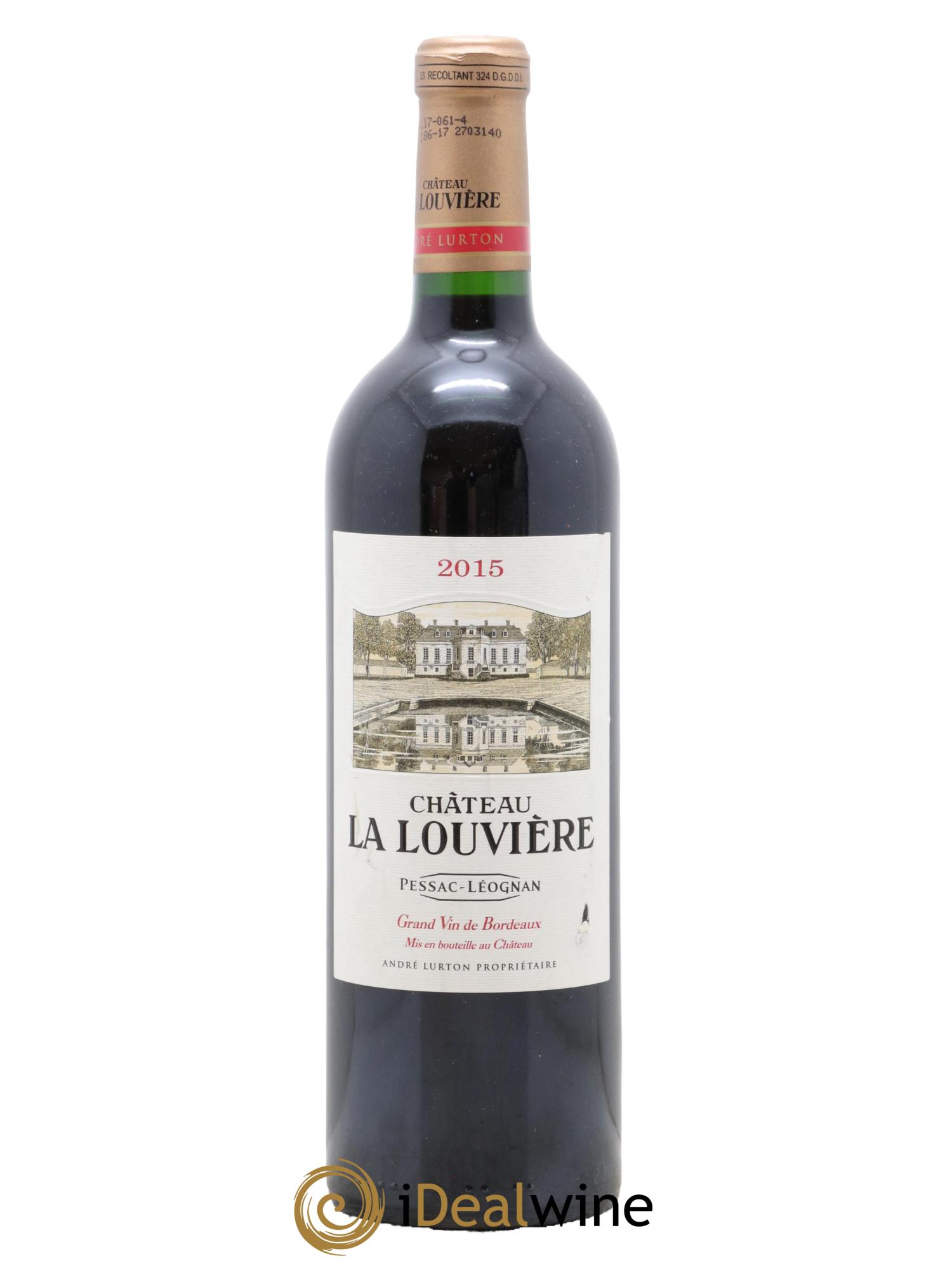 Château la Louvière  2015 - Lotto di 1 bottiglia - 0