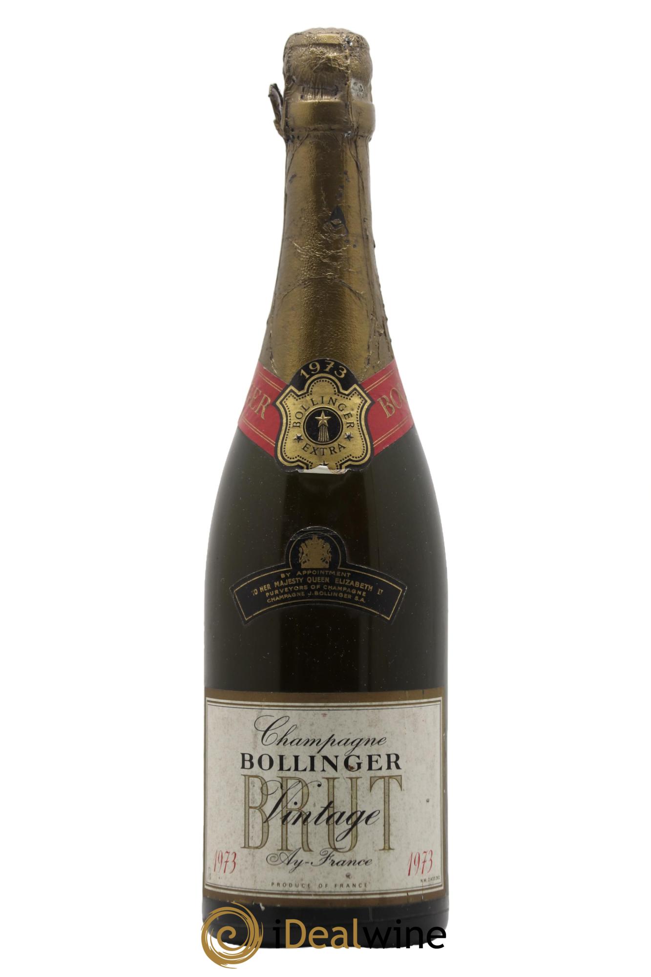 Champagne Brut Vintage Bollinger 1973 - Posten von 1 Flasche - 0