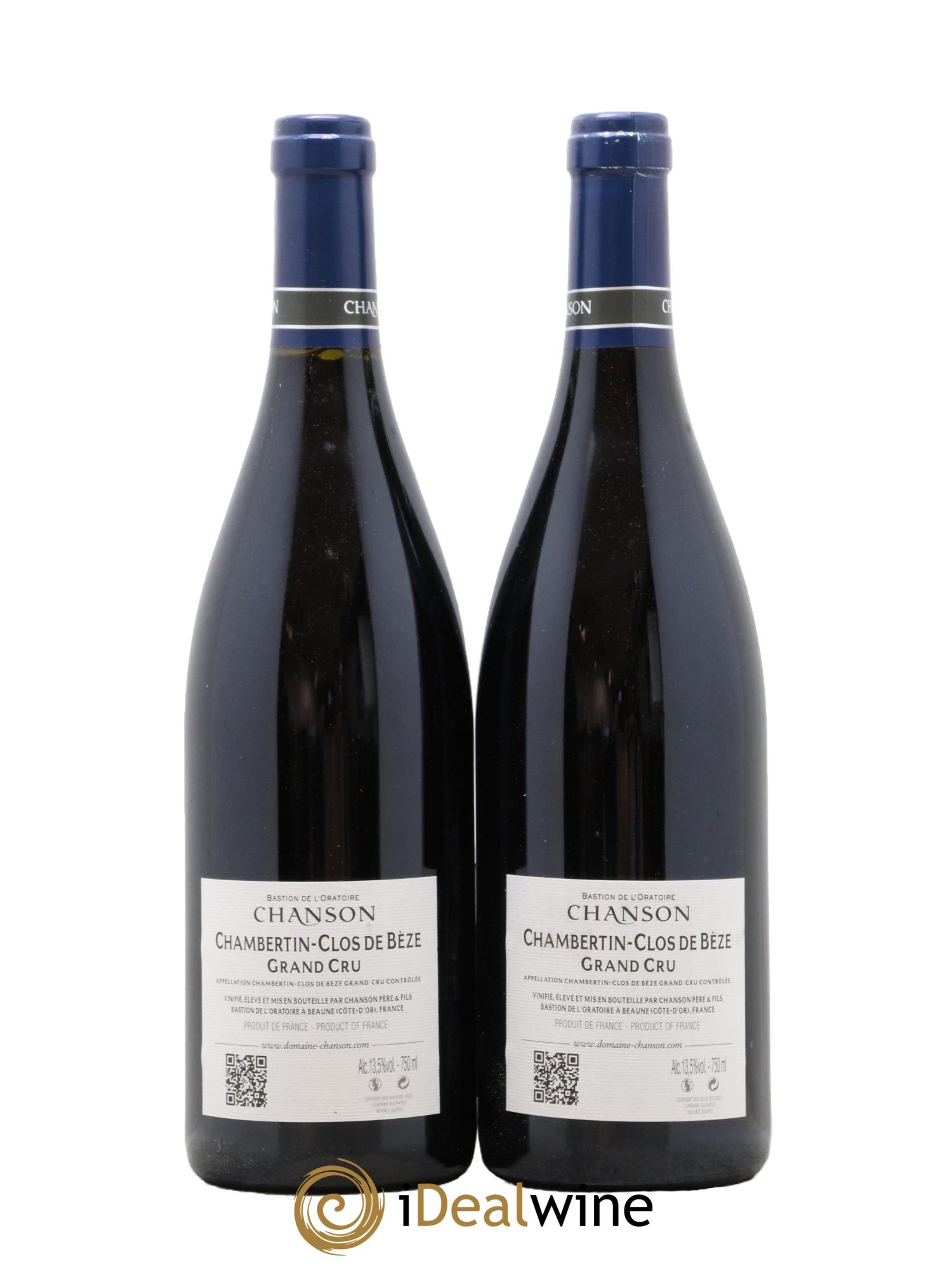 Chambertin Grand Cru Clos De Bèze Chanson 2015 - Lot de 2 bouteilles - 1