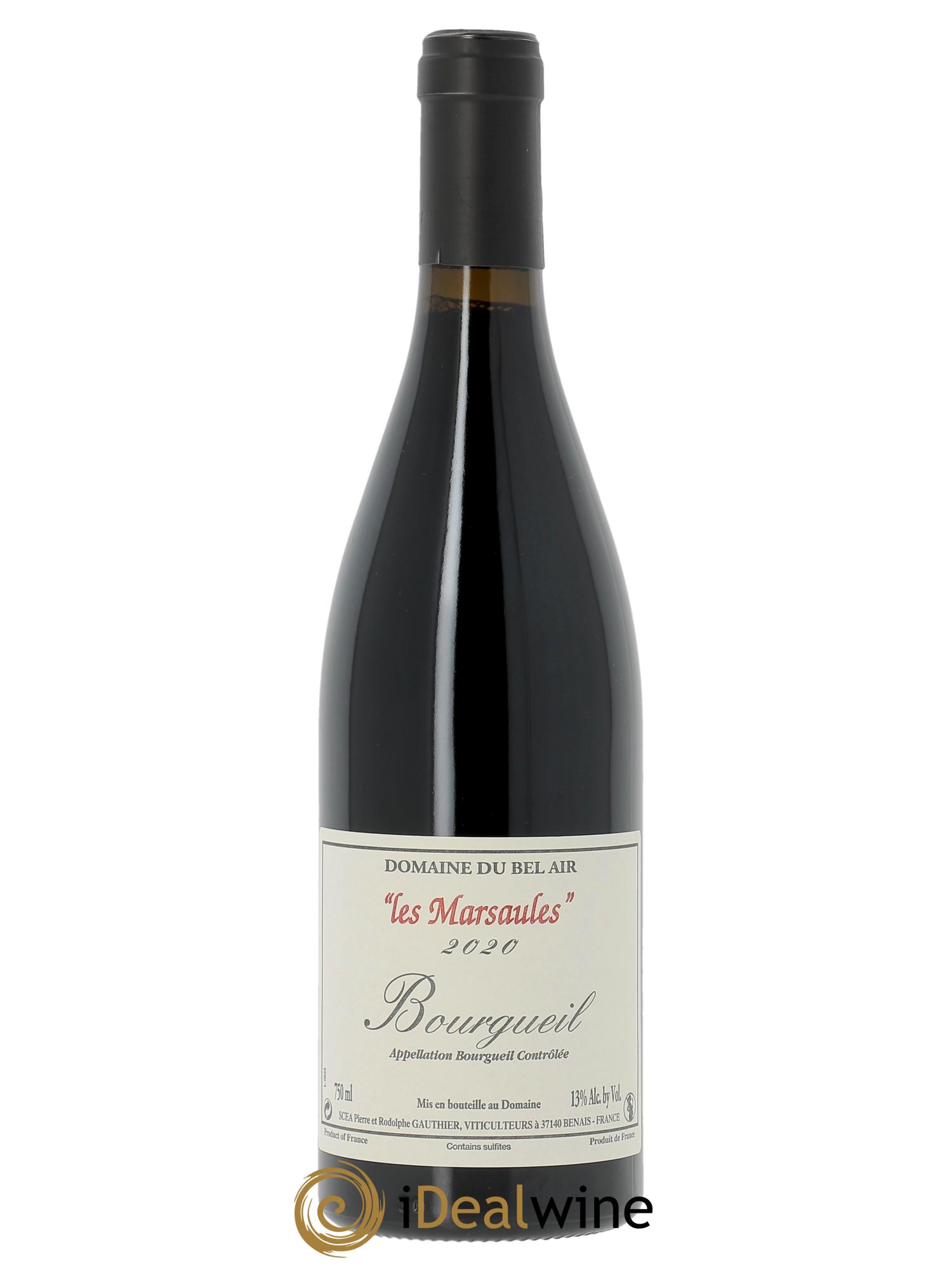 Bourgueil Marsaules Domaine du Bel Air  2020 - Lot de 1 bouteille - 0