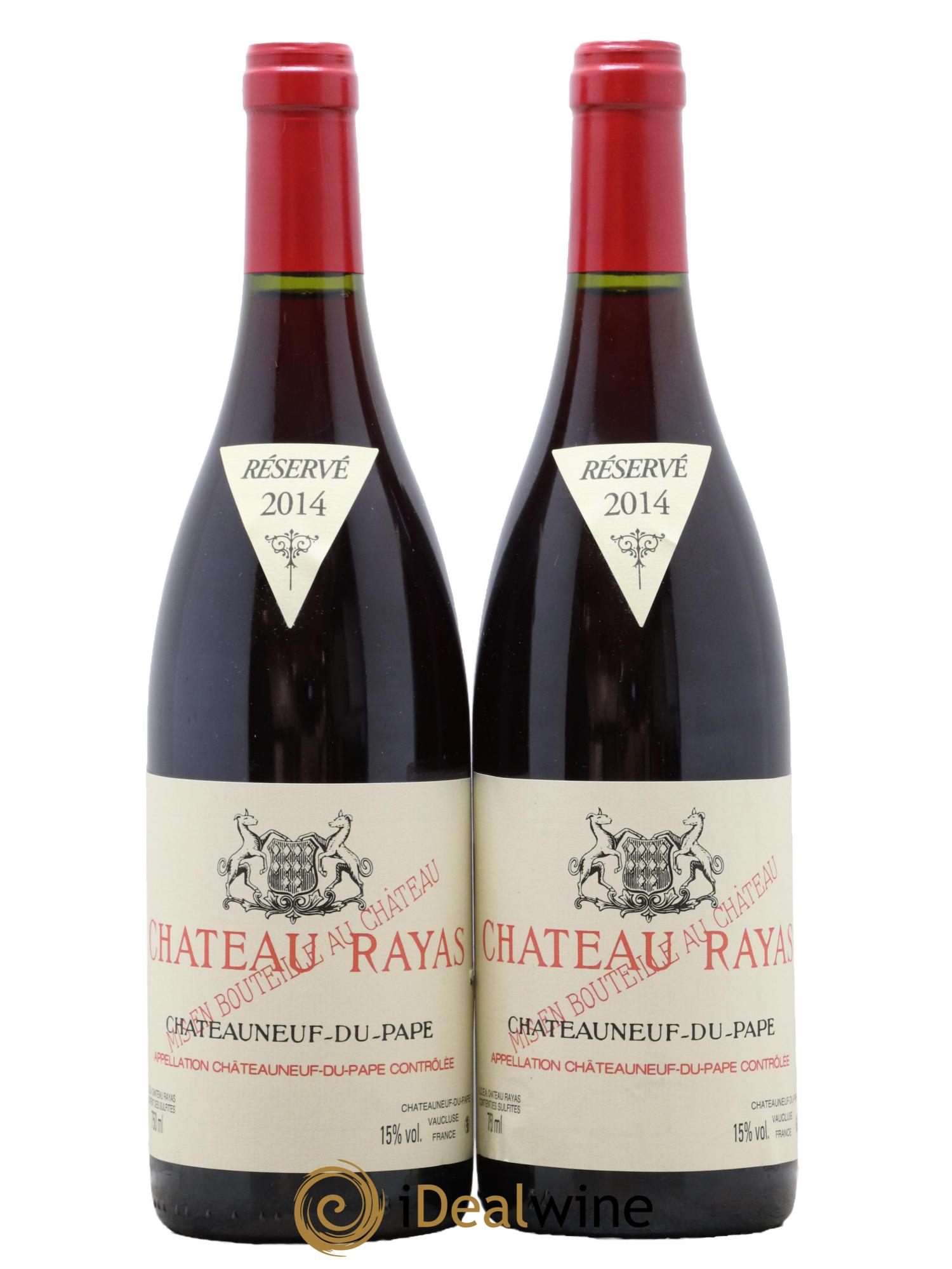 Châteauneuf-du-Pape Château Rayas Emmanuel Reynaud 2014 - Lot de 2 bouteilles - 0