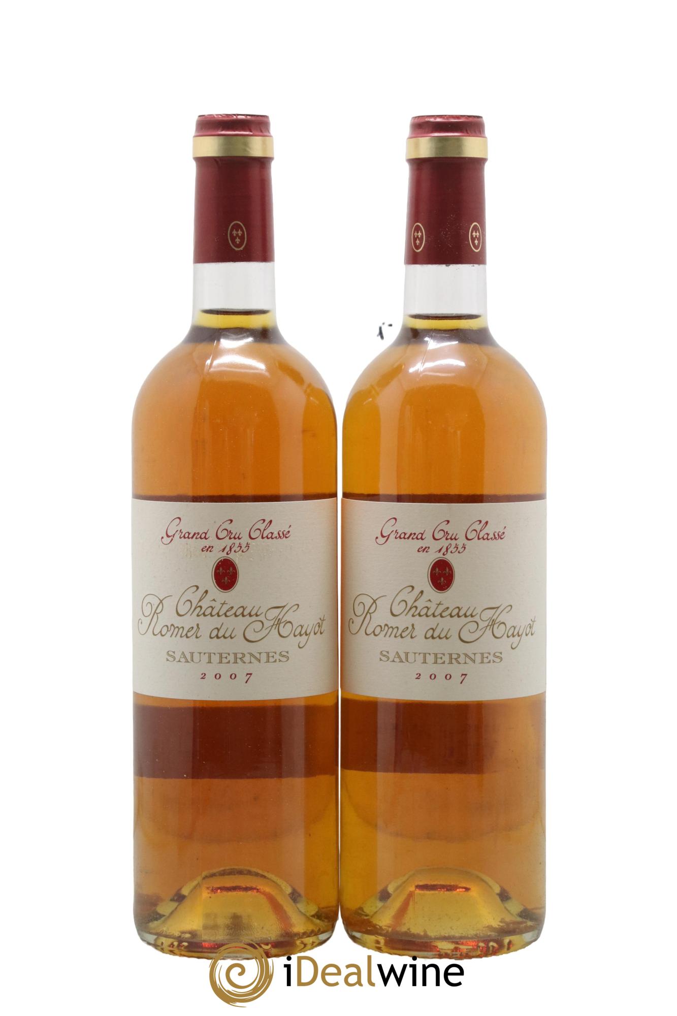 Château Romer du Hayot 2ème Grand Cru Classé 2007 - Lot de 2 bouteilles - 0