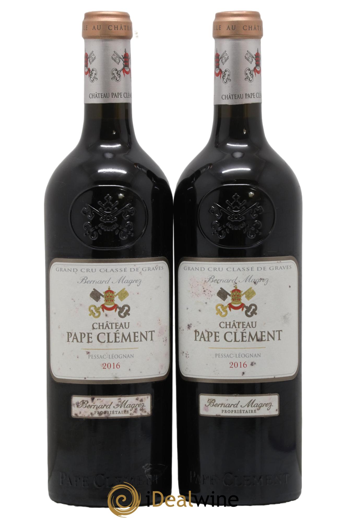 Château Pape Clément Cru Classé de Graves  2016 - Posten von 2 Flaschen - 0