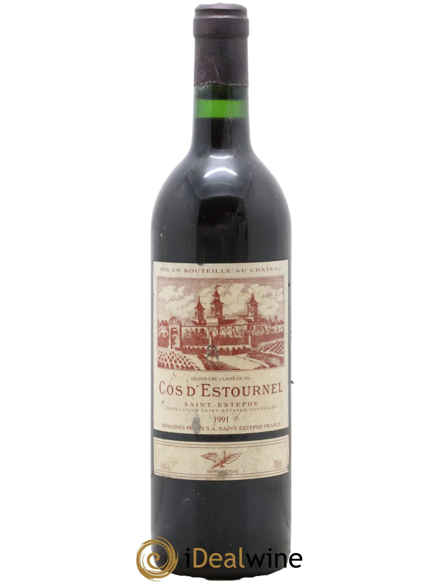 Cos d'Estournel 2ème Grand Cru Classé  1991 - Lot de 1 bouteille - 0