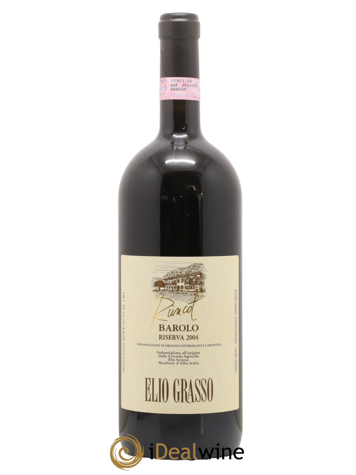 Barolo DOCG Riserva Rüncot Elio Grasso 2004 - Lot of 1 magnum - 1