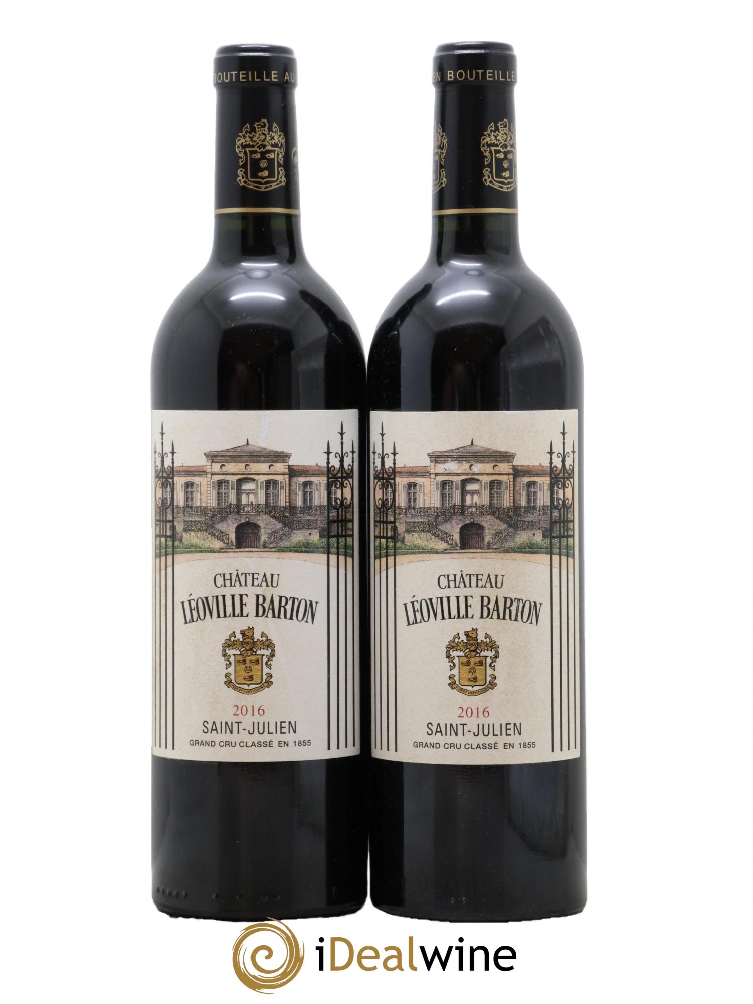 Château Léoville Barton 2ème Grand Cru Classé 2016 - Lot de 2 bouteilles - 0