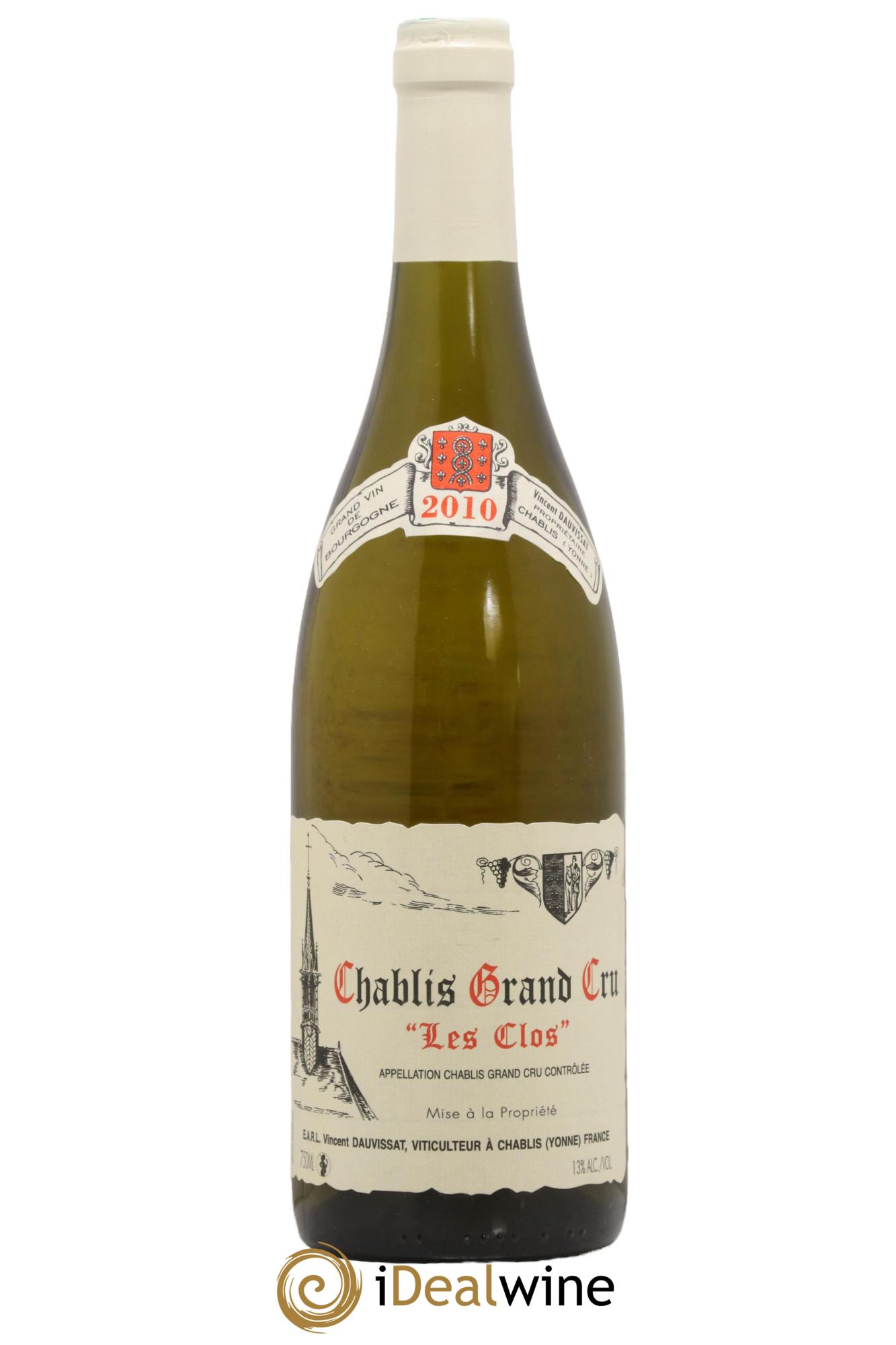 Chablis Grand Cru Les Clos Vincent Dauvissat (Domaine) 2010 - Lotto di 1 bottiglia - 0