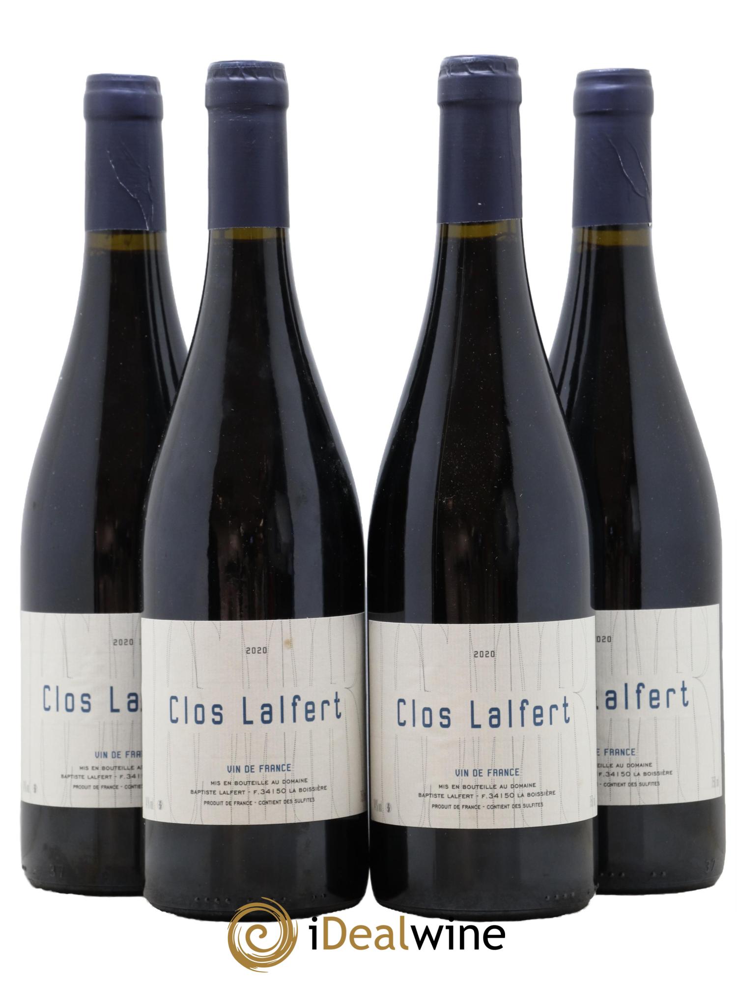 Vin de France Clos Lalfert - Baptiste Lalfert 2020 - Lot de 4 bouteilles - 0