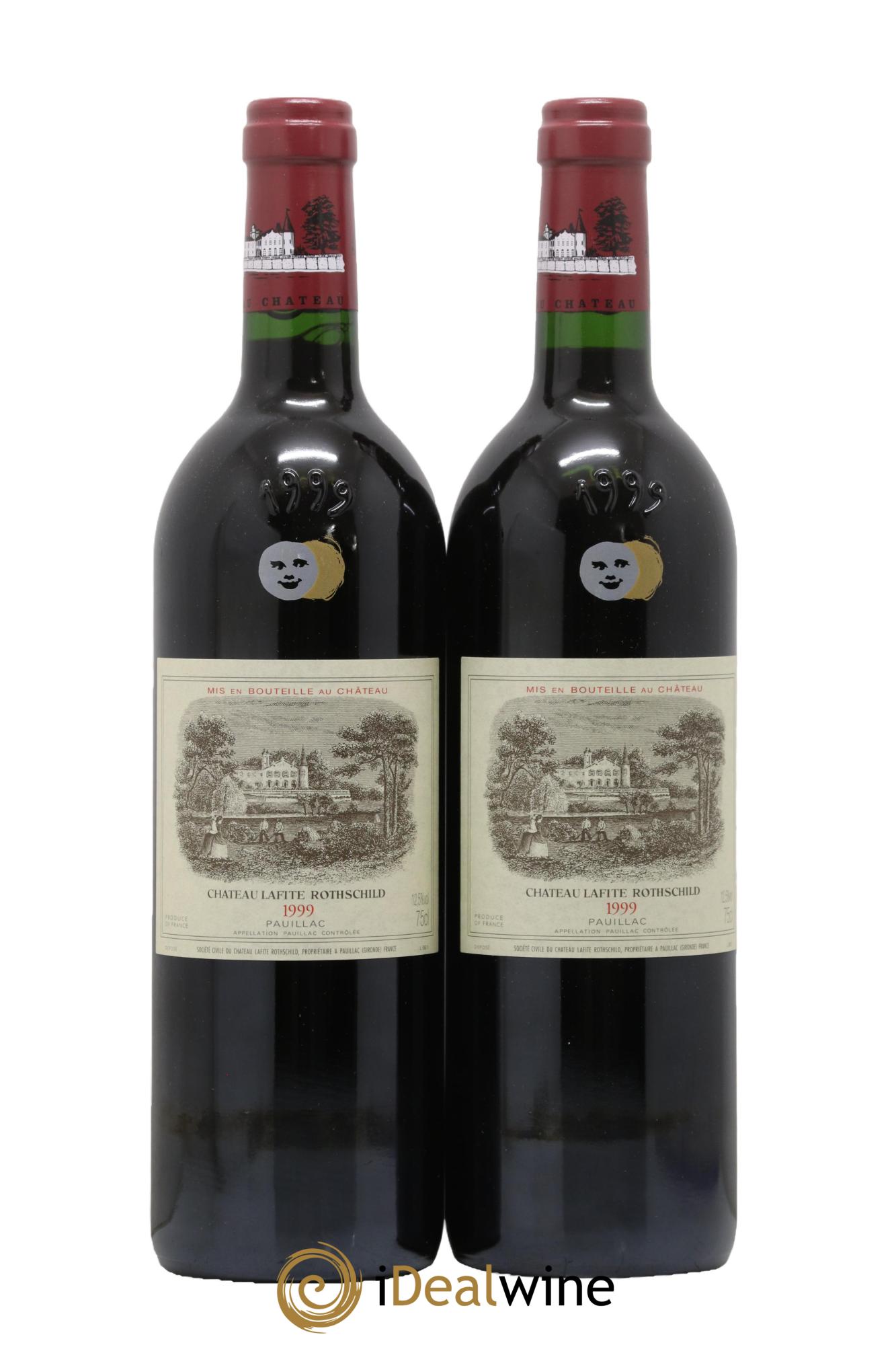 Château Lafite Rothschild 1er Grand Cru Classé 1999 - Lot de 2 bouteilles - 0