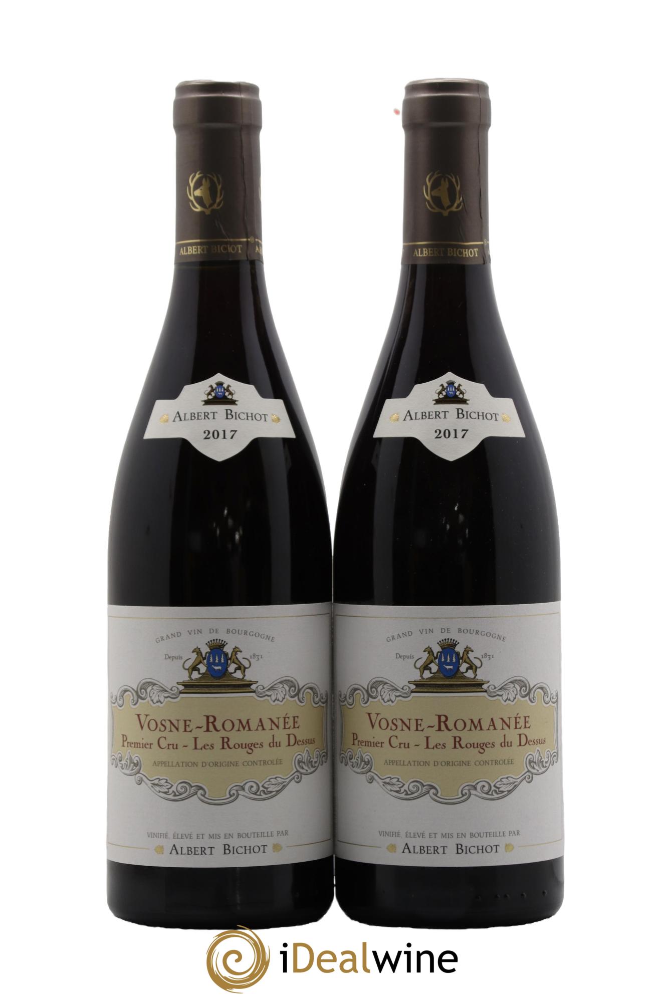 Vosne-Romanée 1er Cru Les Rouges du Dessus Albert Bichot 2017 - Lot de 2 bouteilles - 0