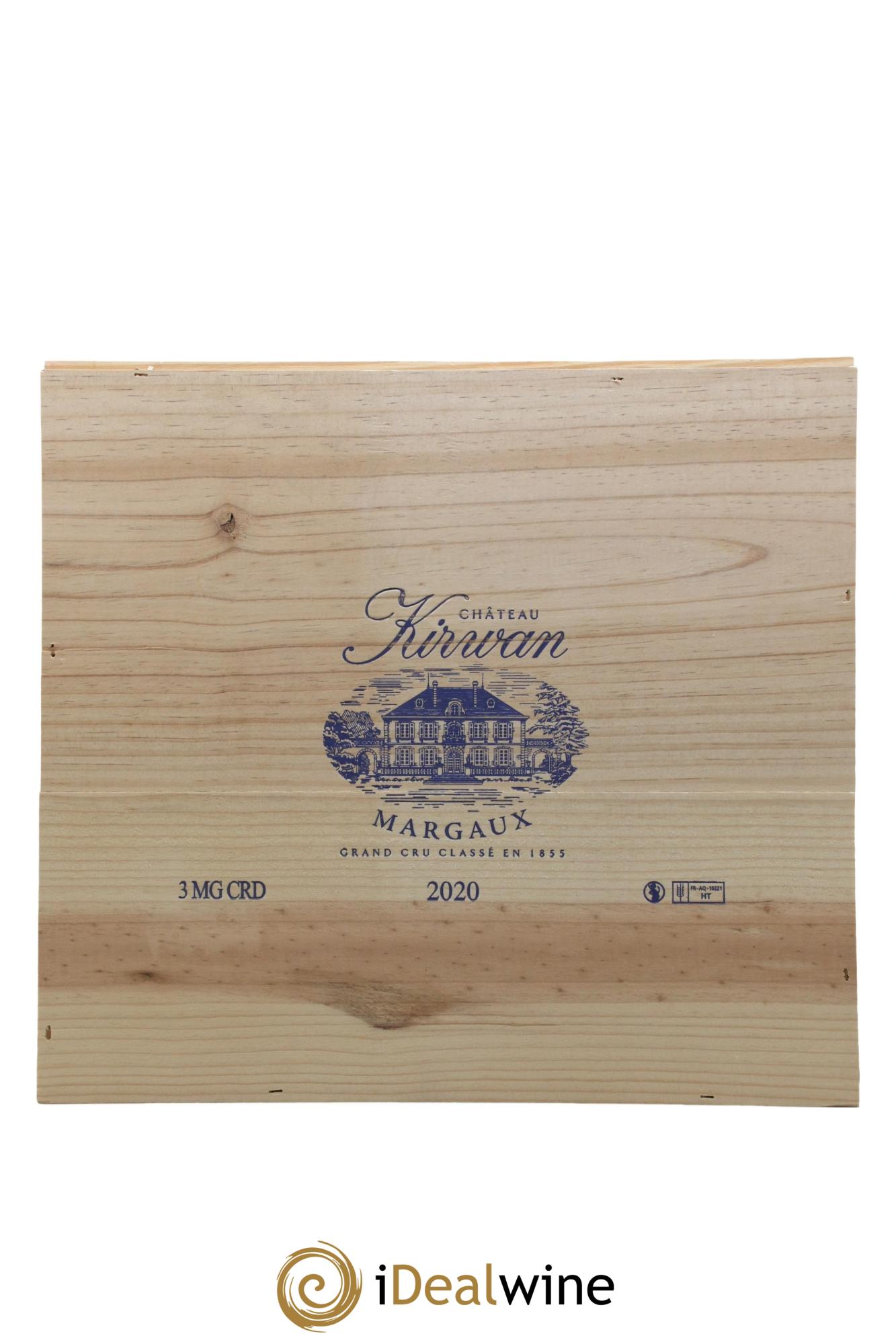 Château Kirwan 3ème Grand Cru Classé 2020 - Posten von 3 Magnum - 1