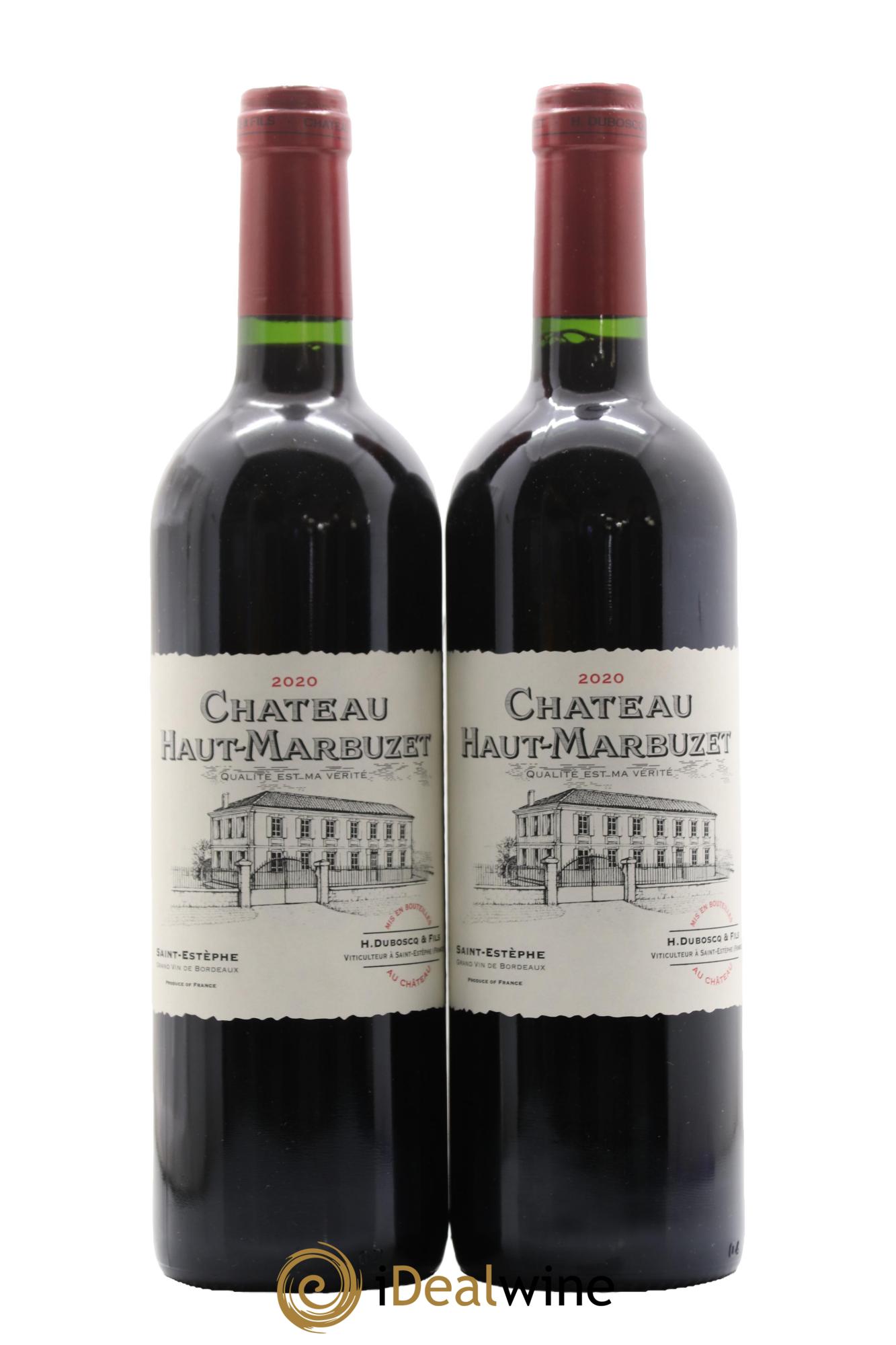 Château Haut Marbuzet  2020 - Lotto di 2 bottiglie - 0