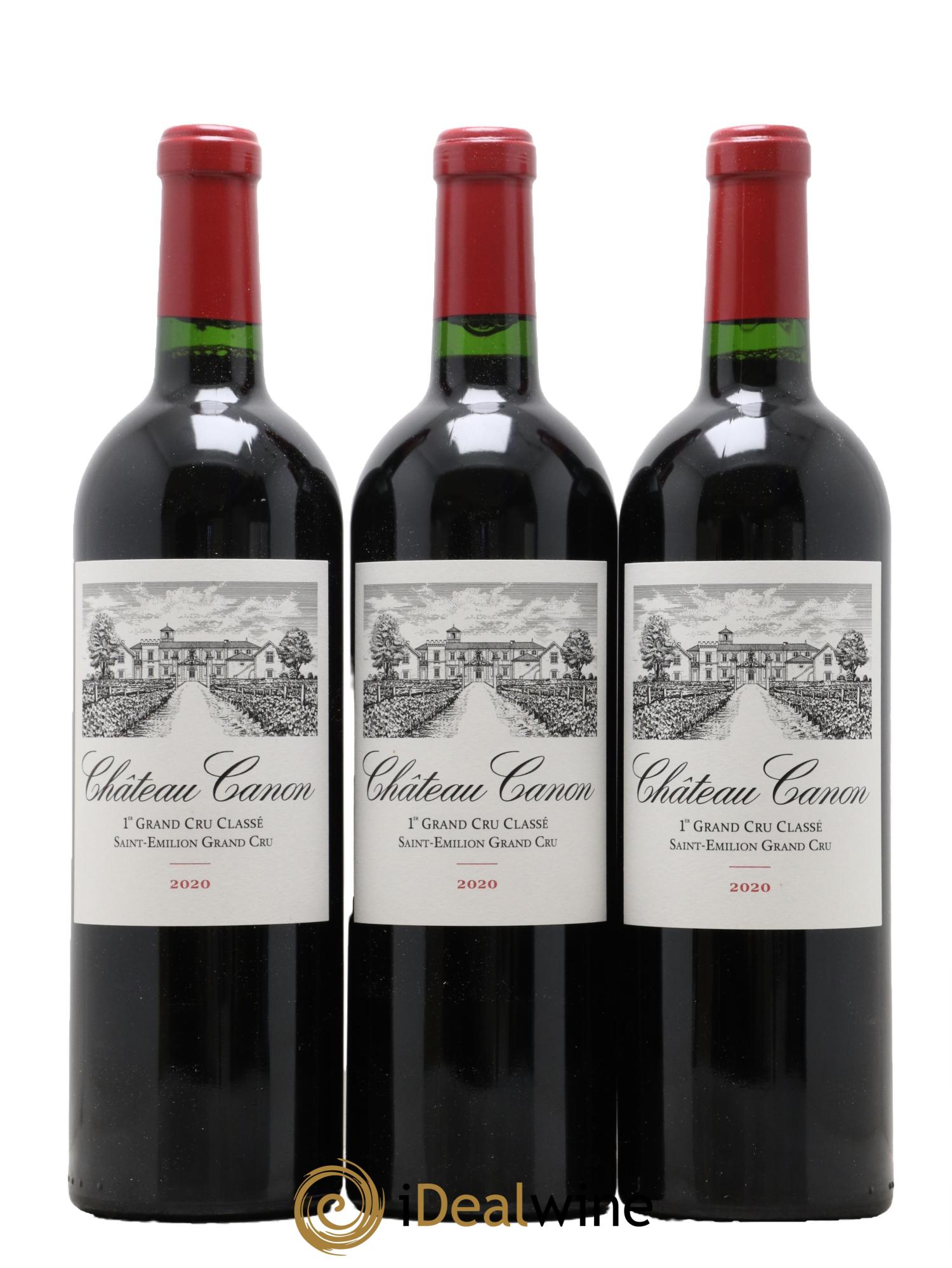 Château Canon 1er Grand Cru Classé B 2020 - Lotto di 6 bottiglie - 1