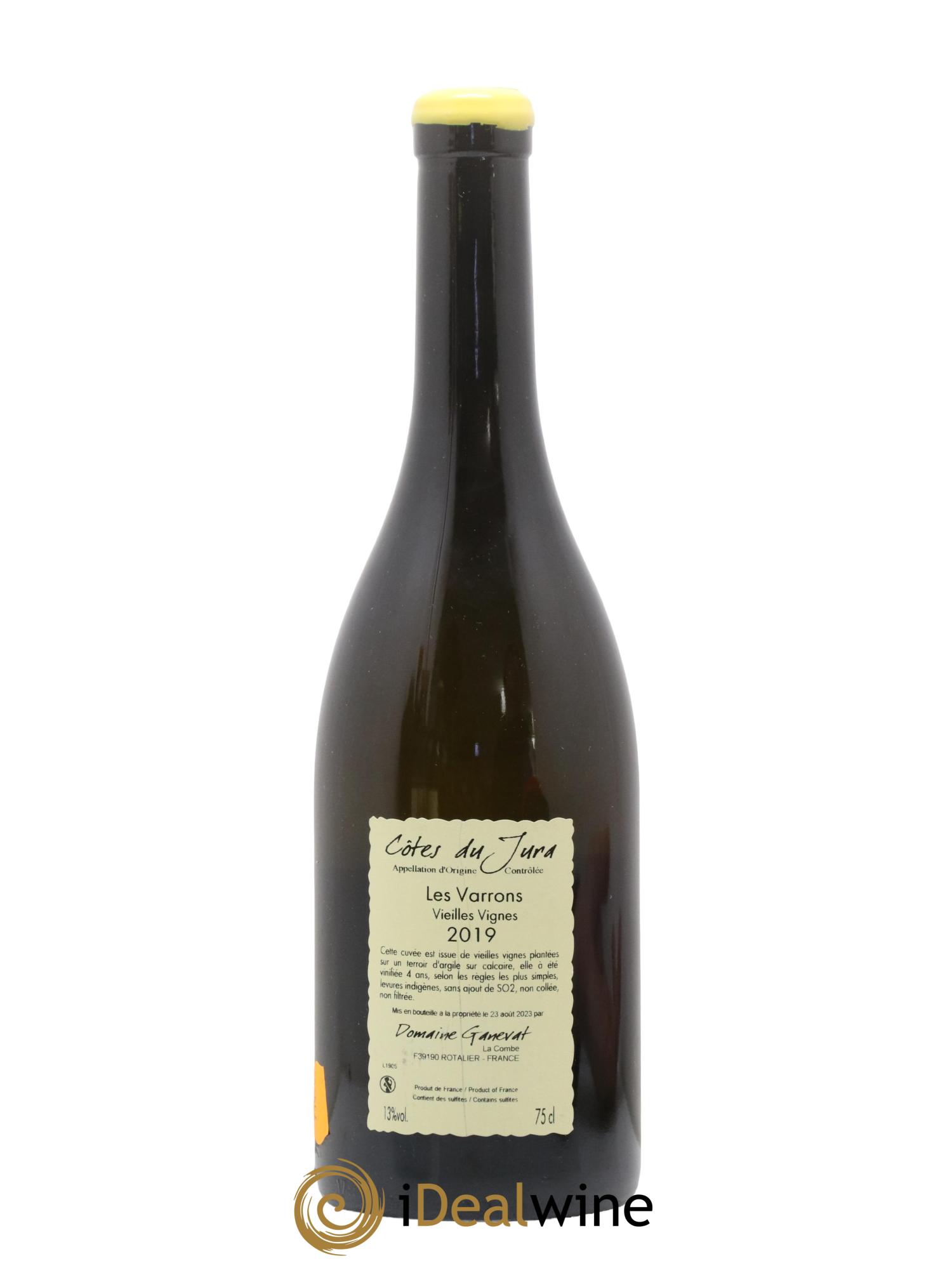 Côtes du Jura Les Varrons Vieilles Vignes Jean-François Ganevat (Domaine) 2019 - Lot de 1 bouteille - 1