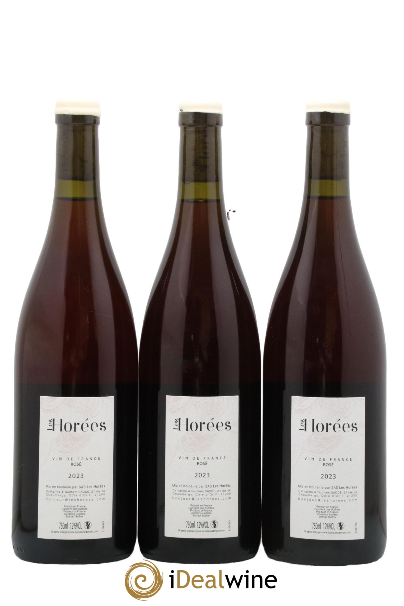 Bourgogne Rosé Bonheur Les Horées 2023 - Lot de 3 bouteilles - 1