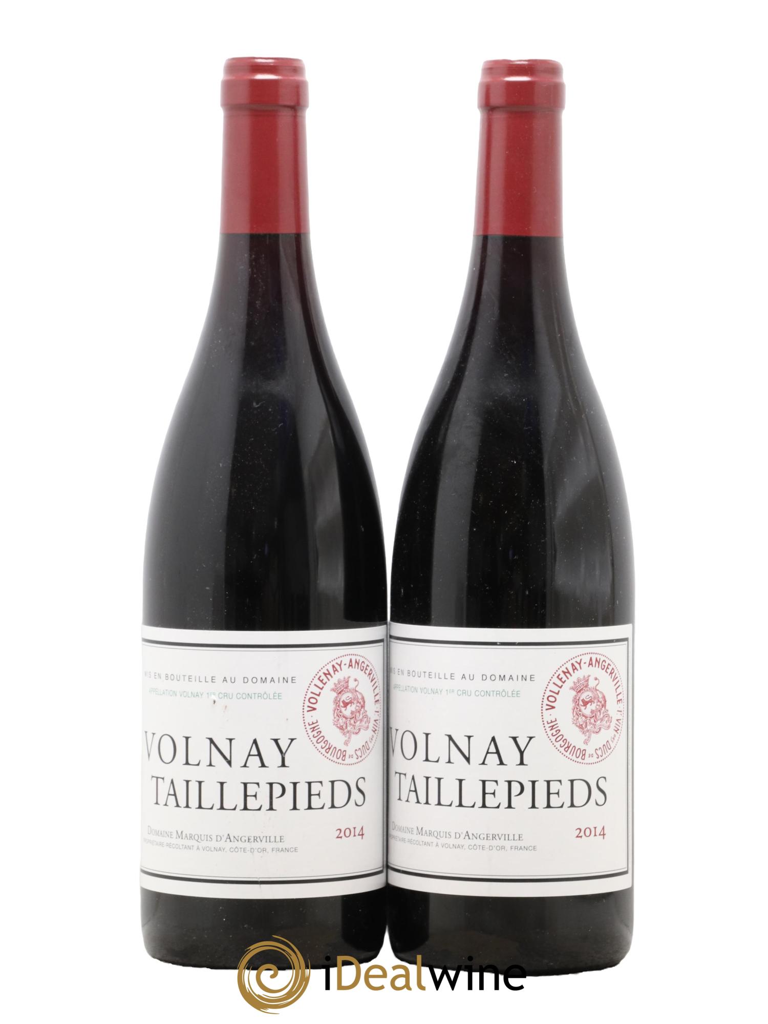 Volnay 1er Cru Taillepieds Marquis d'Angerville (Domaine) 2014 - Lot de 2 bouteilles - 0