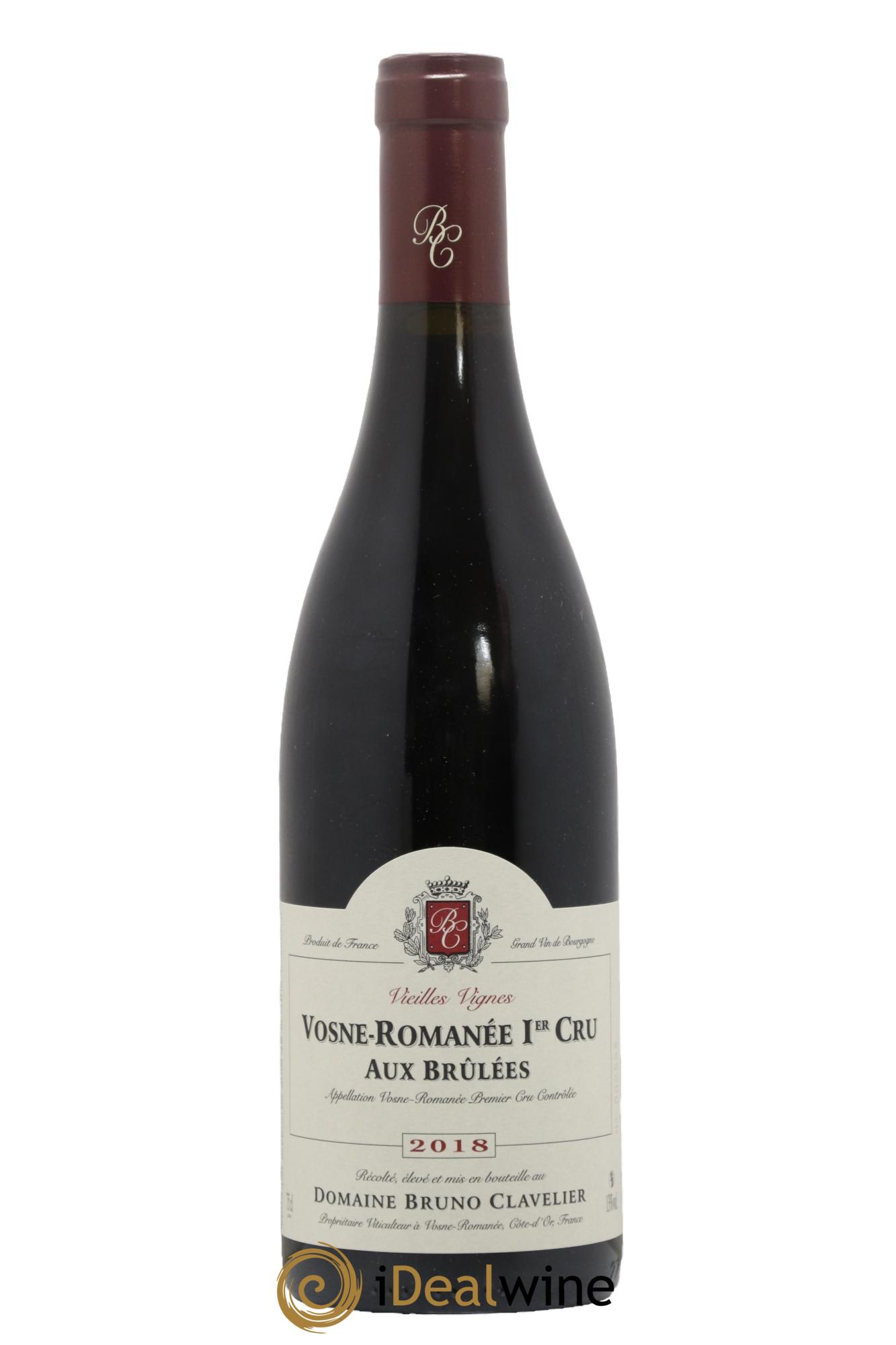 Vosne-Romanée 1er Cru Aux Brulées Vieilles Vignes Bruno Clavelier 2018 - Posten von 1 Flasche - 0