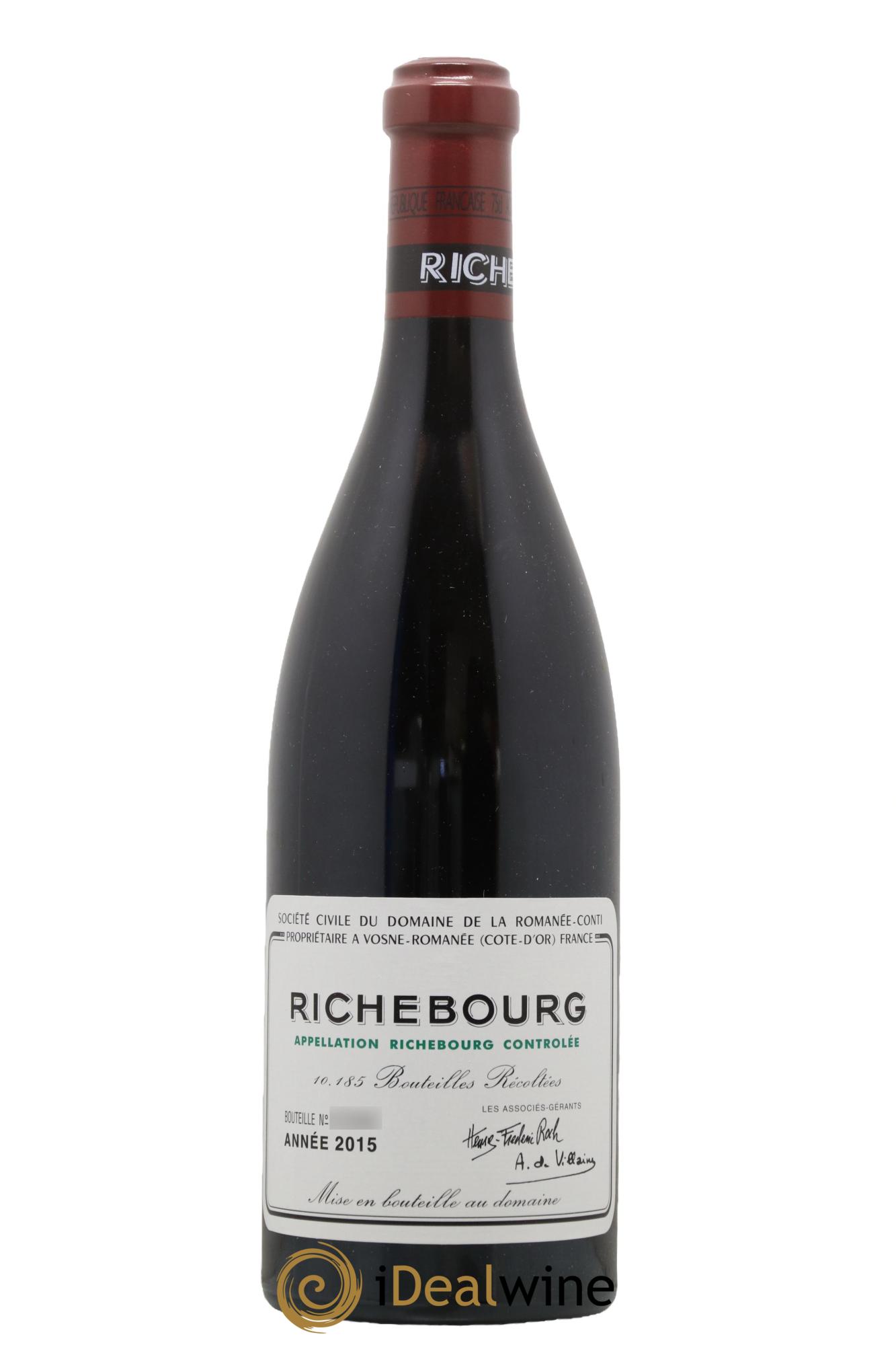 Richebourg Grand Cru Domaine de la Romanée-Conti 2015 - Lot de 1 bouteille - 0