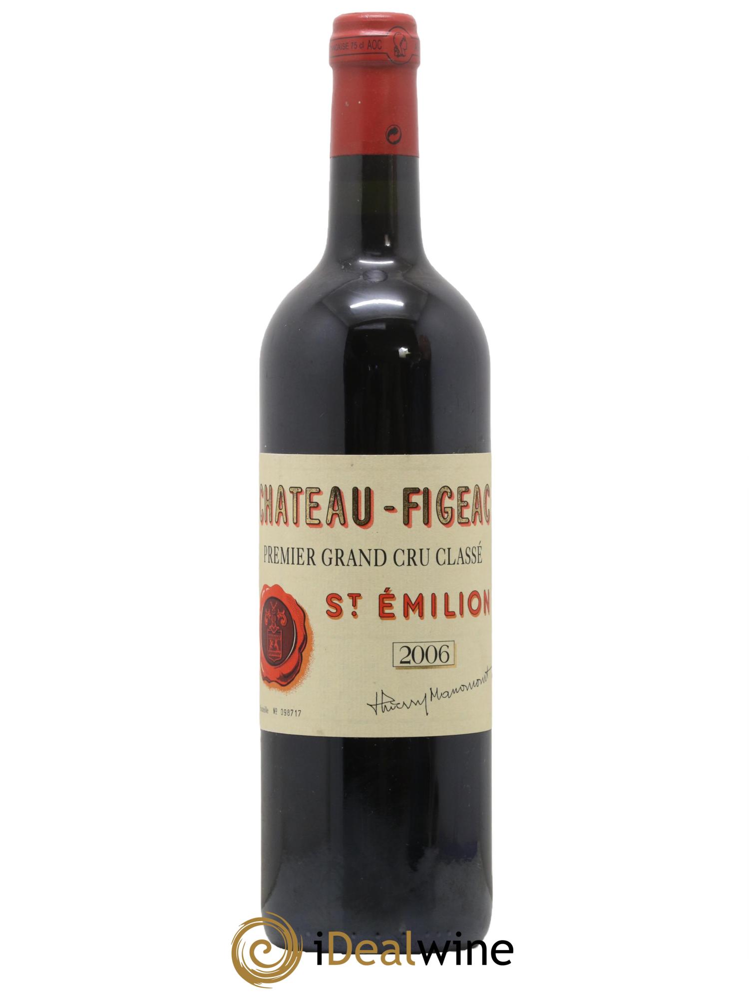 Château Figeac 1er Grand Cru Classé A 2006 - Lot of 1 bottle - 0