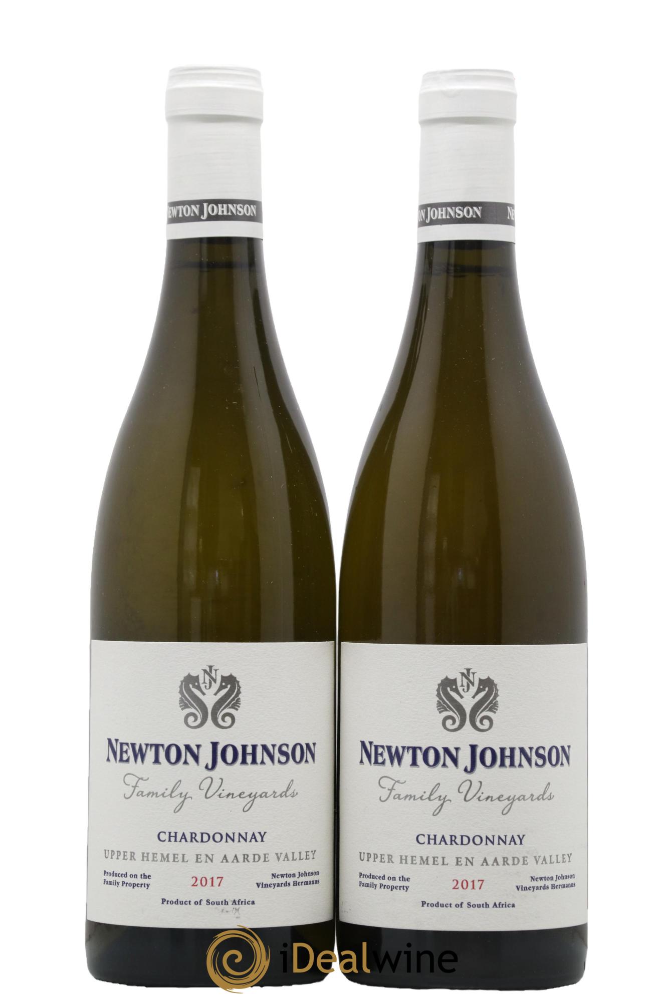 Afrique du Sud Chardonnay Newton Johnson 2017 - Posten von 2 Flaschen - 0