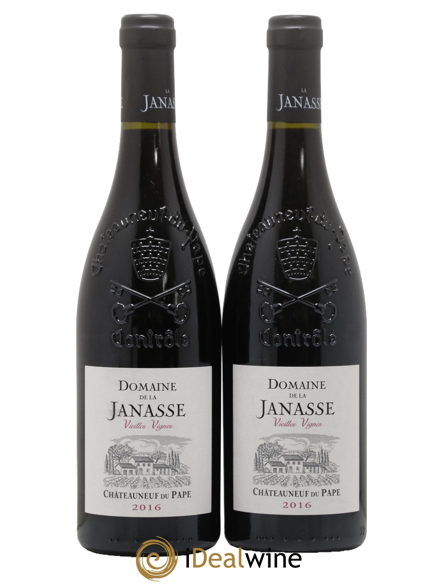 Châteauneuf-du-Pape Cuvée Vieilles Vignes La Janasse (Domaine de) 2016 - Lot de 2 bouteilles - 0