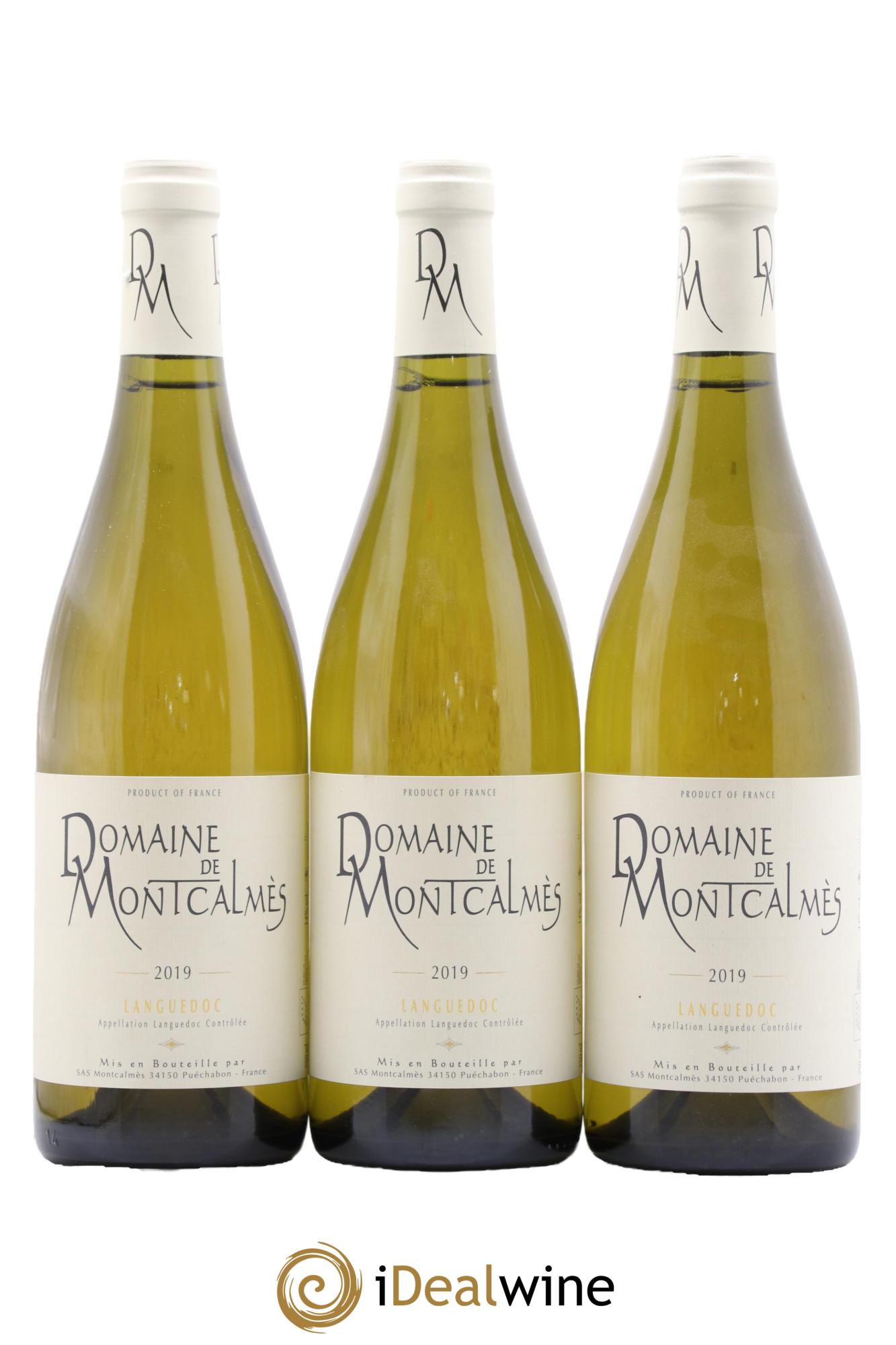 Languedoc Domaine de Montcalmès Frédéric Pourtalié 2019 - Lot of 3 bottles - 0