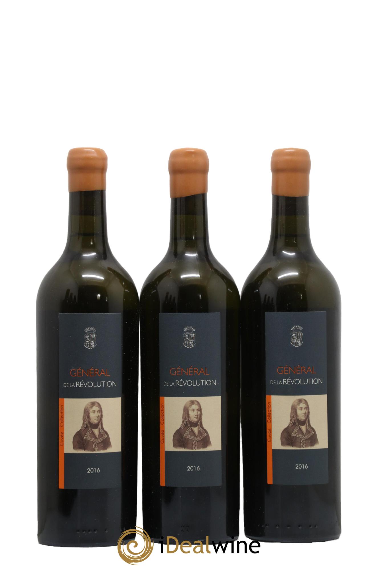 Vin de France Général de la Révolution Comte Abbatucci (Domaine) 2016 - Lot of 3 bottles - 0