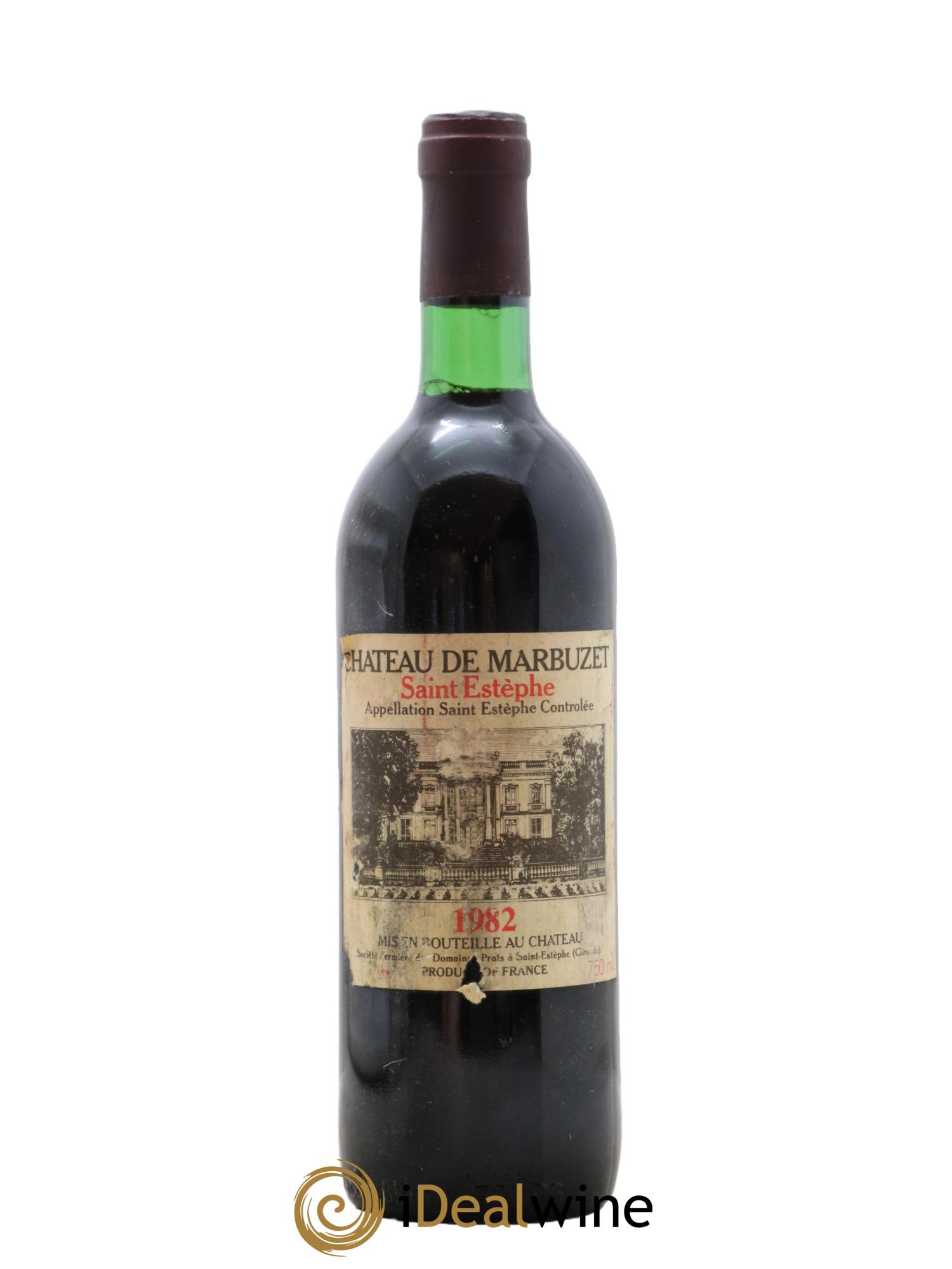 Château de Marbuzet Cru Bourgeois 1982 - Lot of 1 bottle - 0