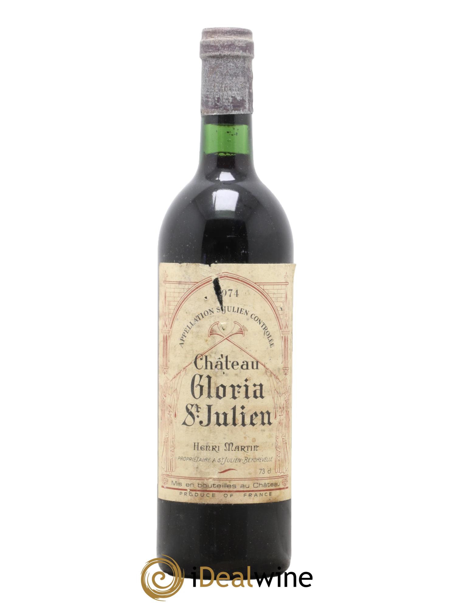 Château Gloria  1974 - Lotto di 1 bottiglia - 0