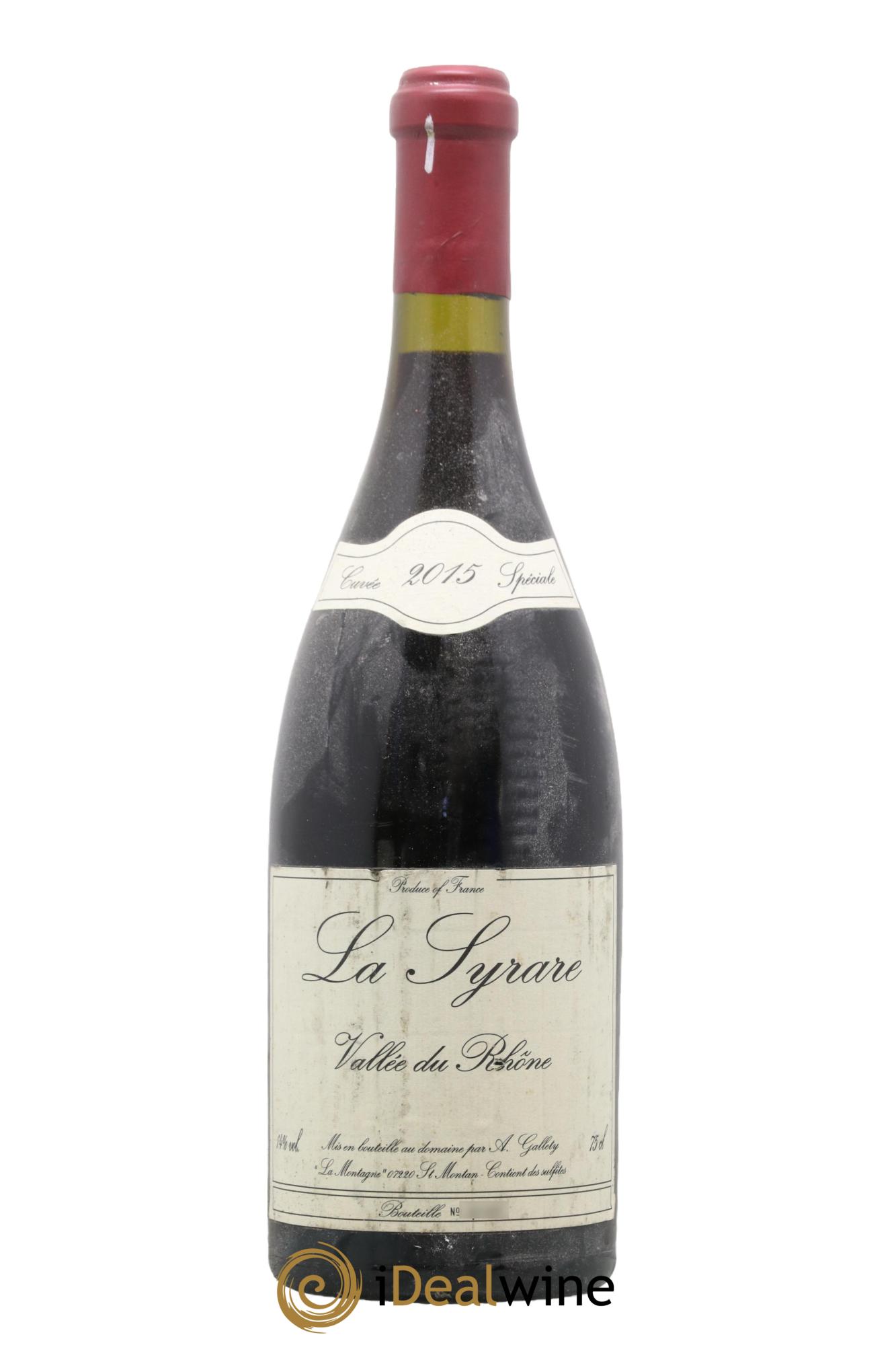 Côtes du Vivarais La Syrare Gallety (Domaine) 2015 - Lotto di 1 bottiglia - 0