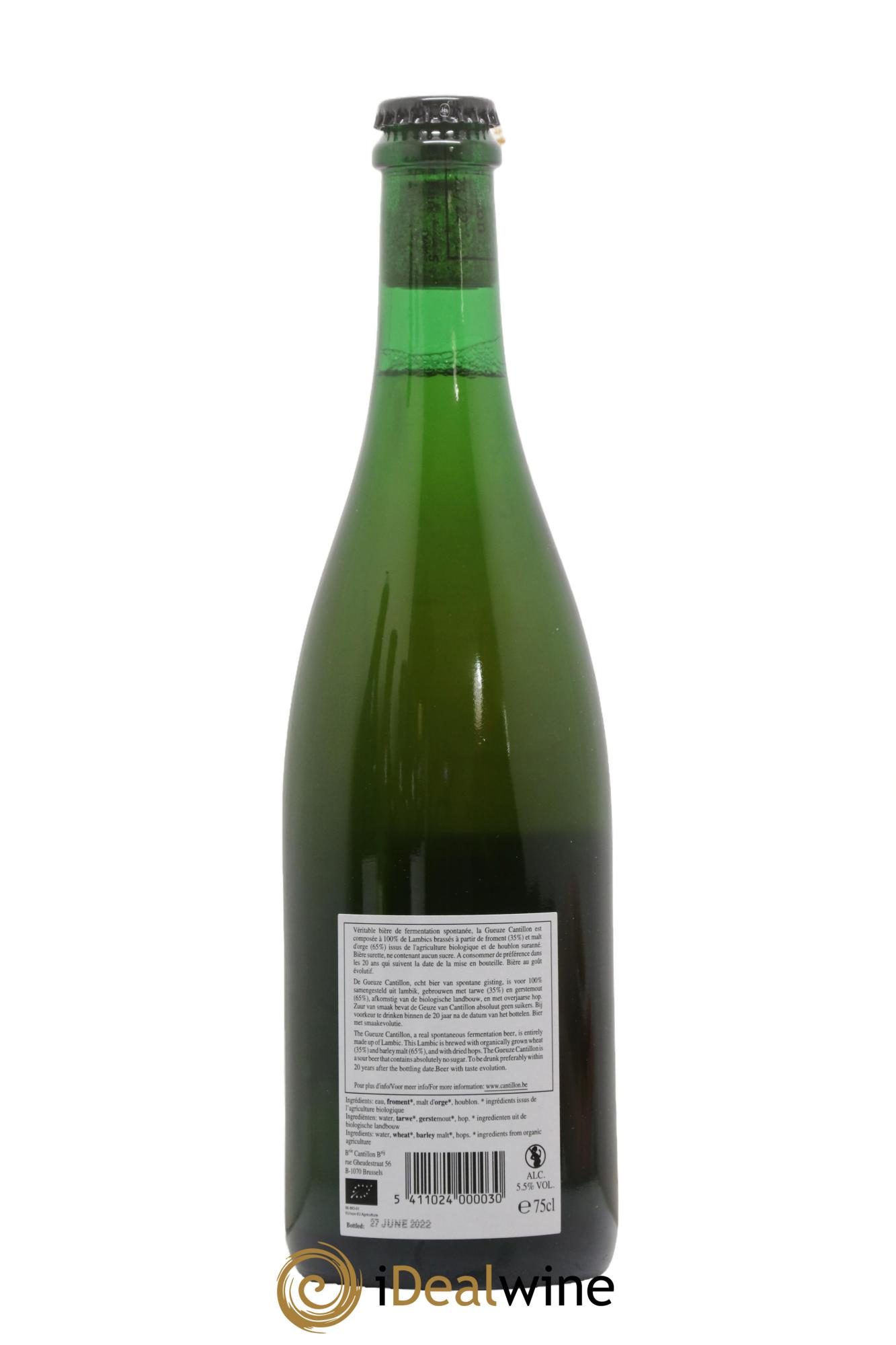 Bière Belgique Lambic Geuze Cantillon - Posten von 1 Flasche - 1