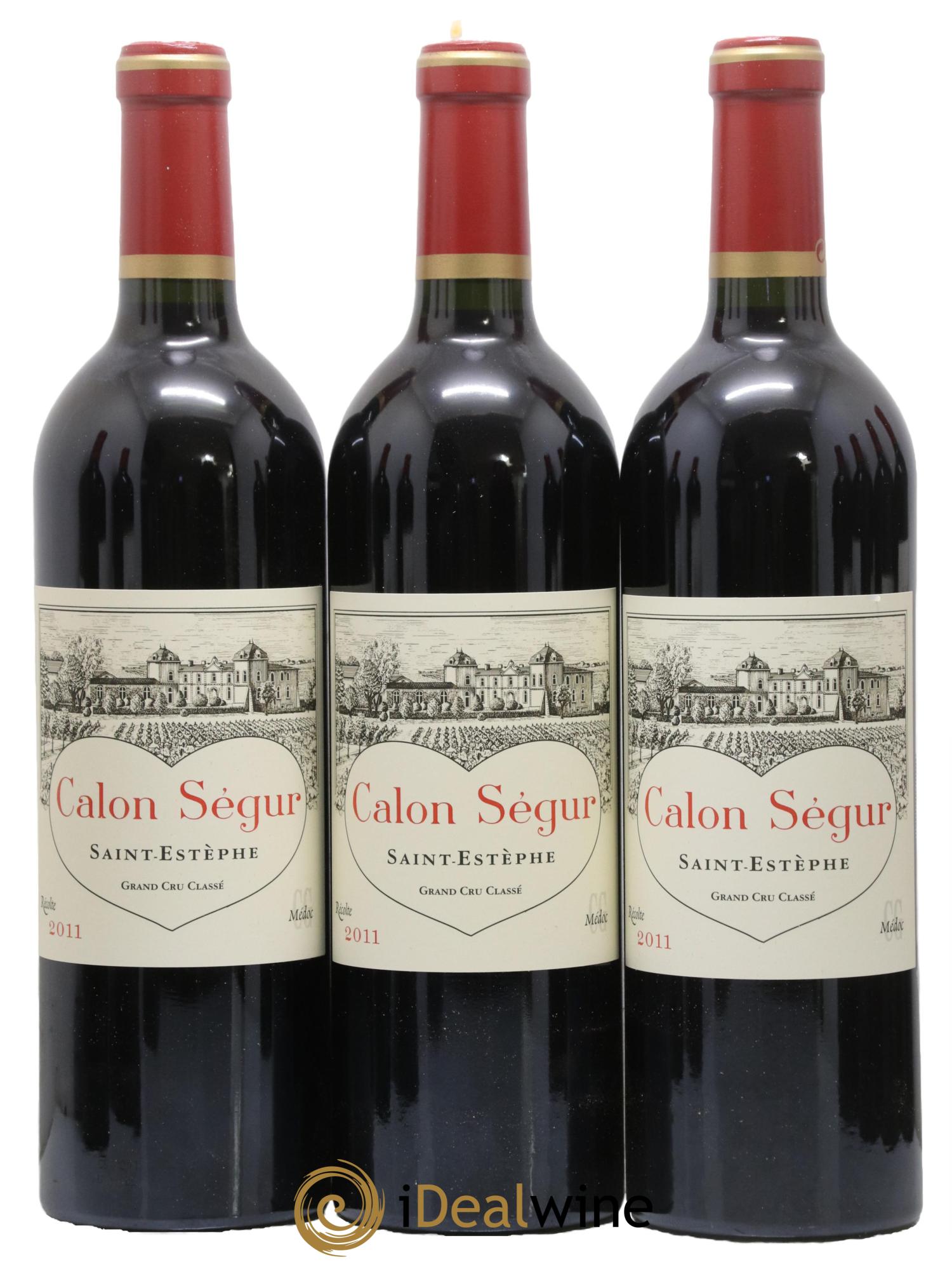 Château Calon Ségur 3ème Grand Cru Classé 2011 - Posten von 6 Flaschen - 2